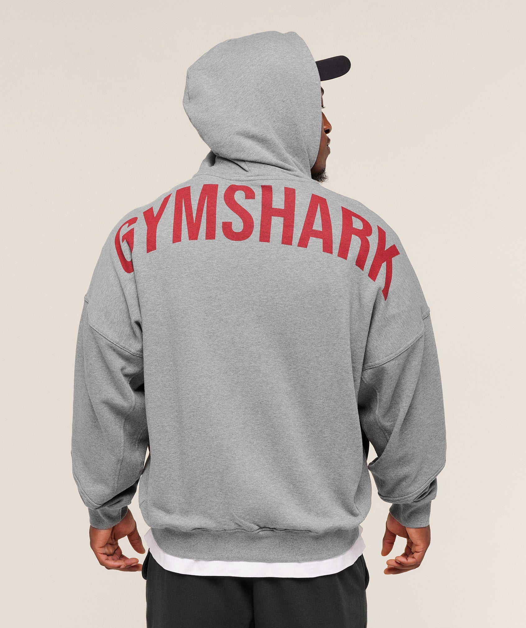 Gymshark Power Zip Up Hoodie 'Charcoal Core Marl'