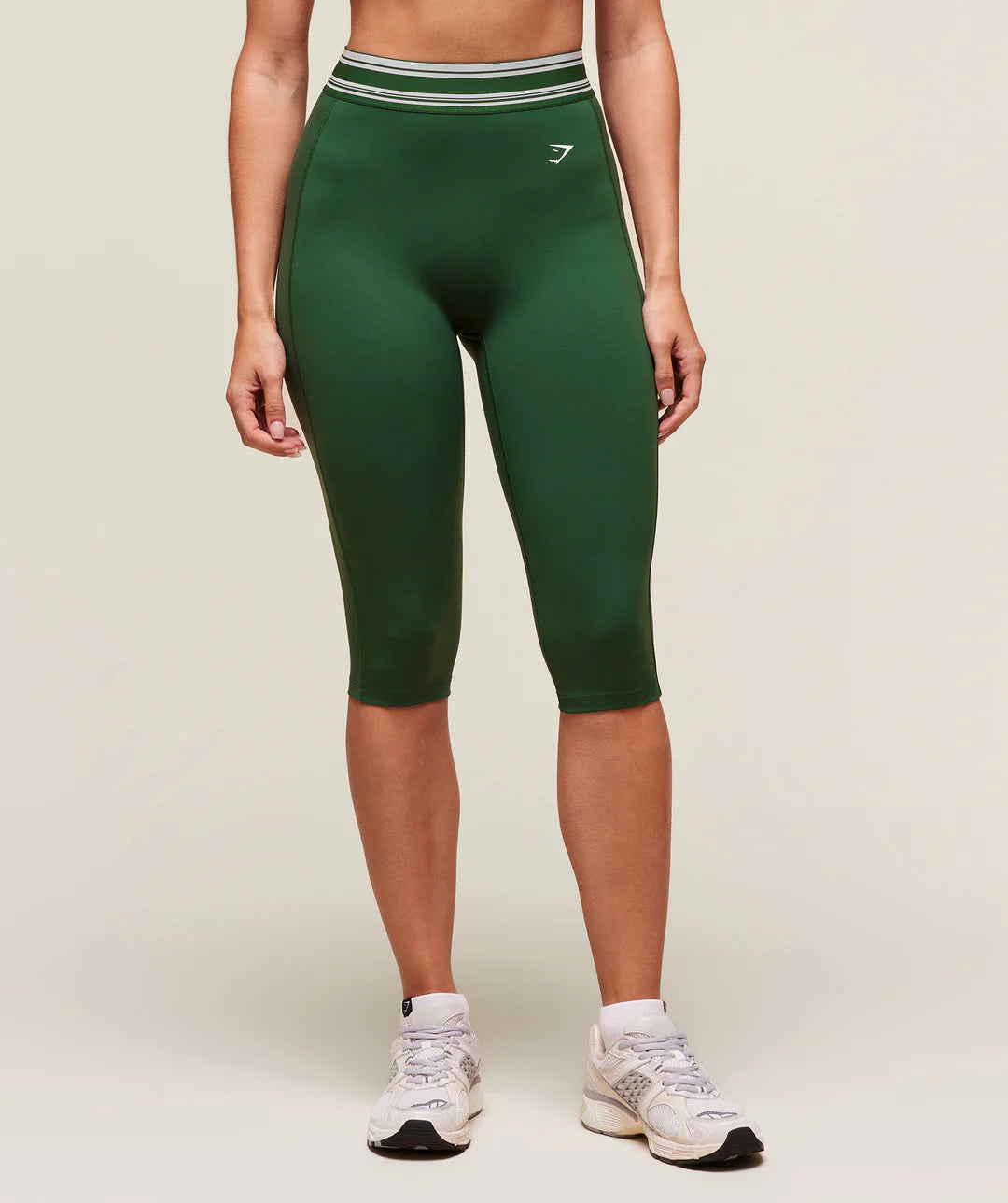 Gymshark Retro Capri Leggings - Classic Green
