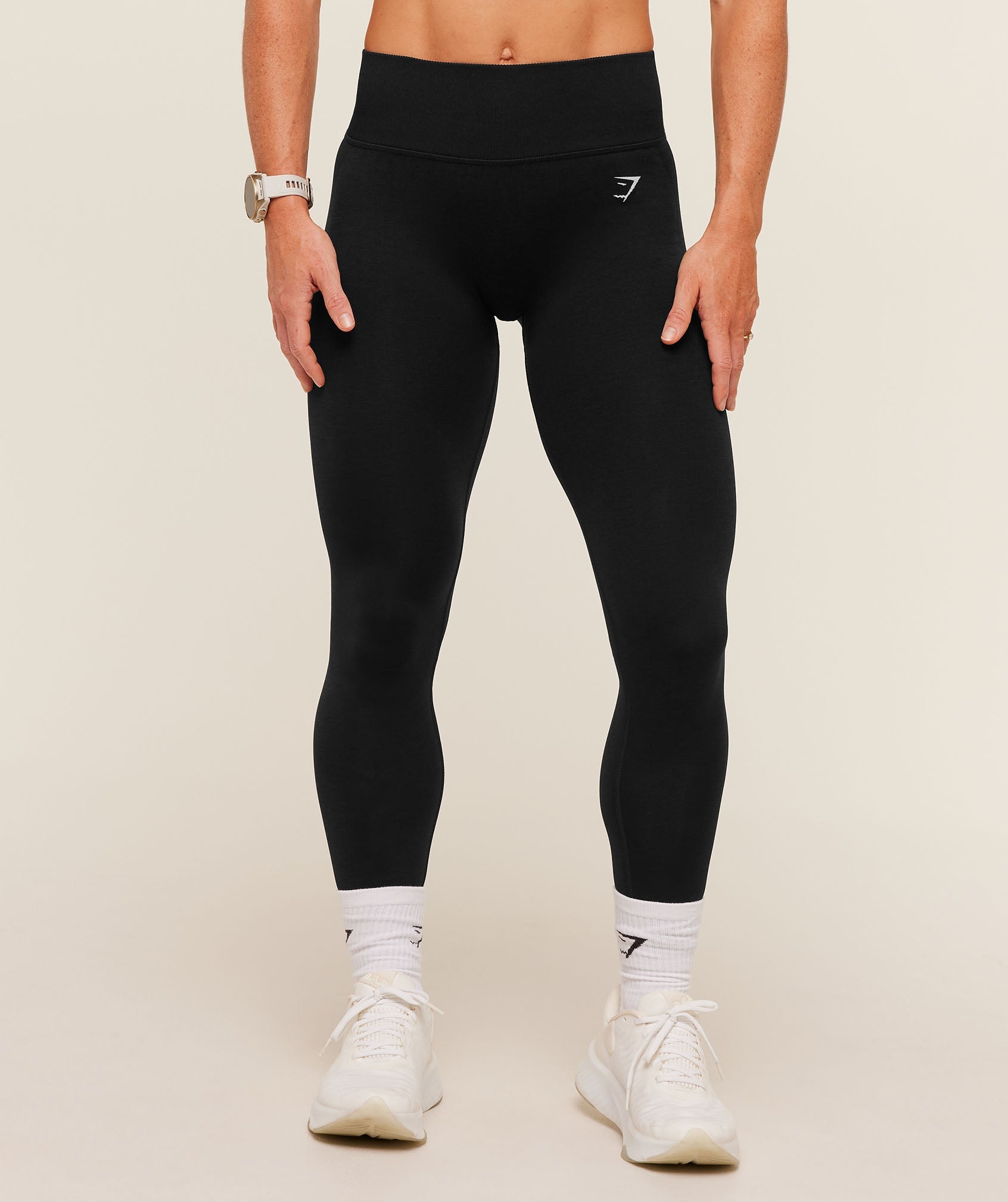 Gymshark Interval Seamless Leggings 'Stealth Blue'