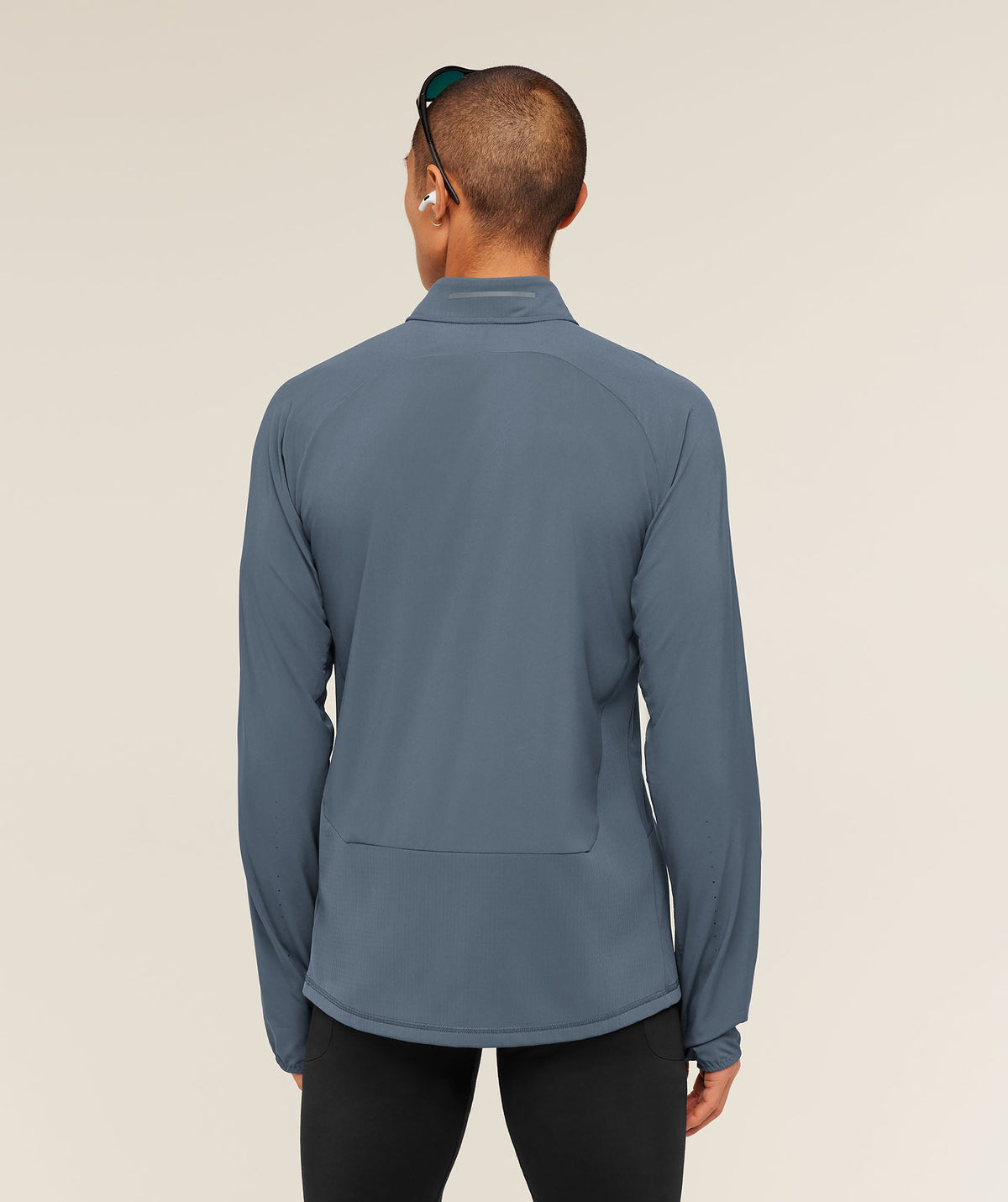 Gymshark Running Elite 1/4 Zip 'Titanium Blue'