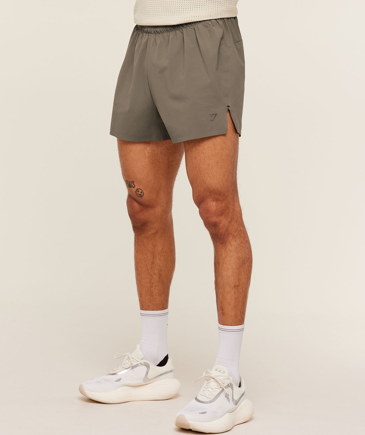 Gymshark Running Elite 5" Short 'Camo Brown'