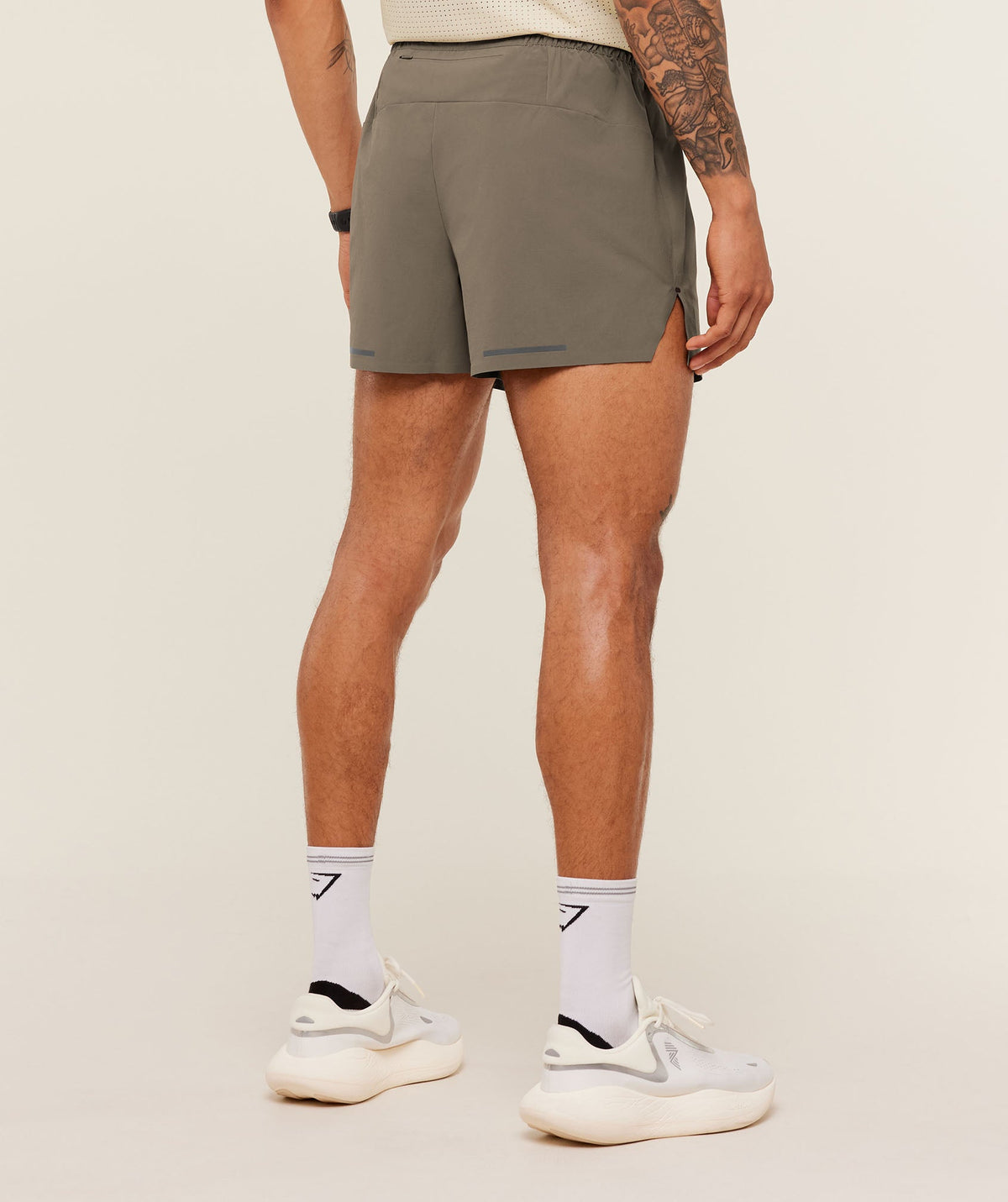 Gymshark Running Elite 5" Short 'Camo Brown'