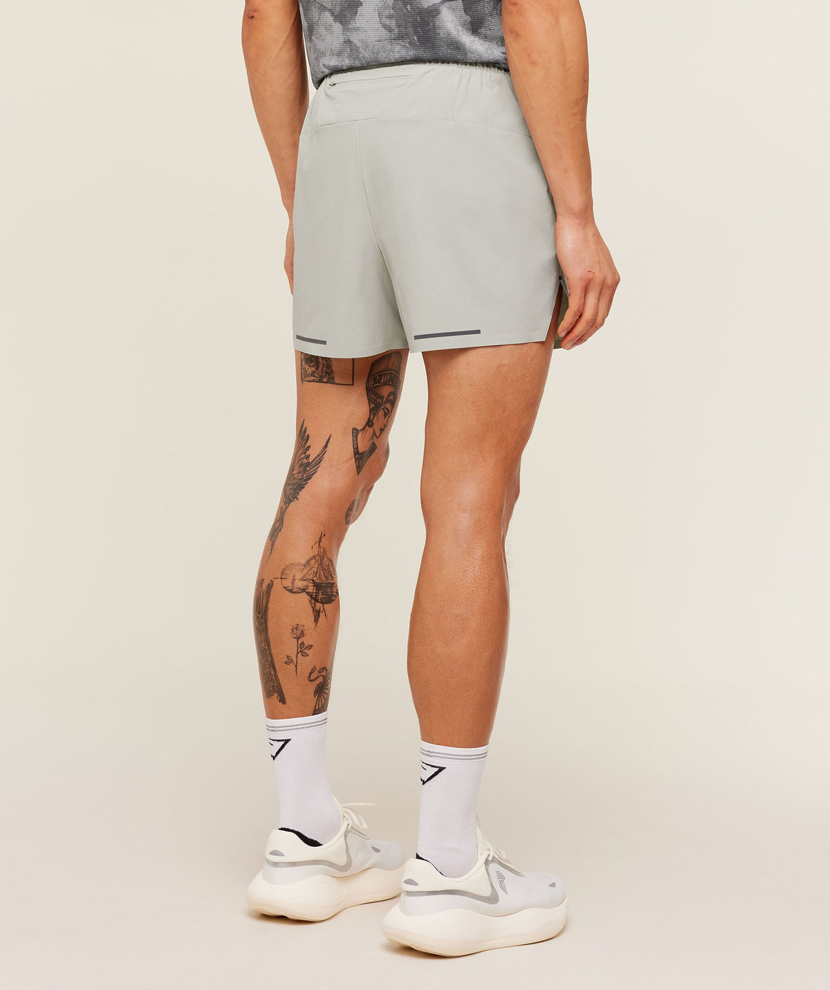 Gymshark Running Elite 5" Short 'Stone Grey'