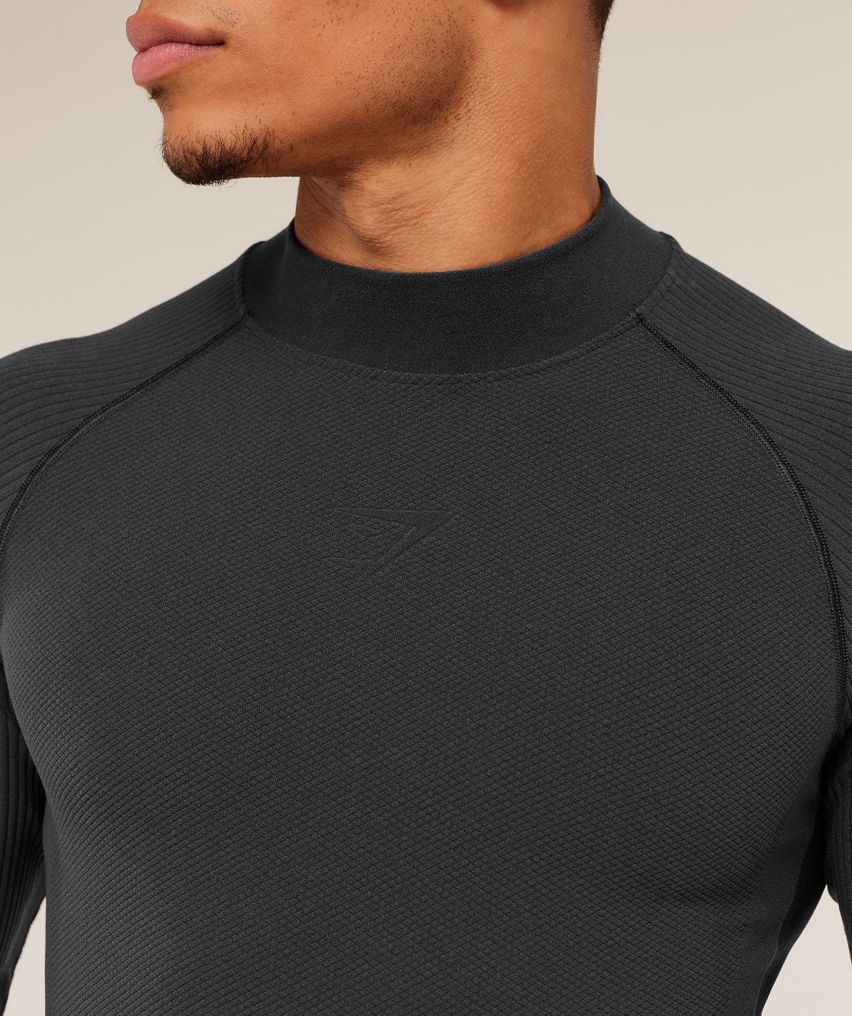Gymshark Physique Long Sleeve T-Shirt 'Grey Black'