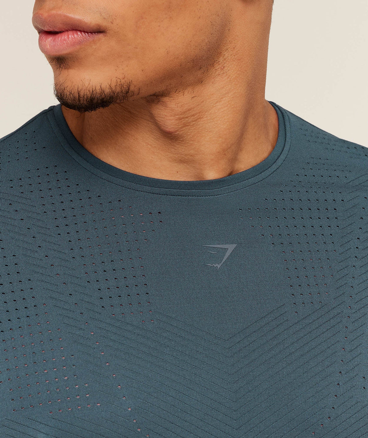 Gymshark Seamless Running T-Shirt 'GS Stealth Blue'