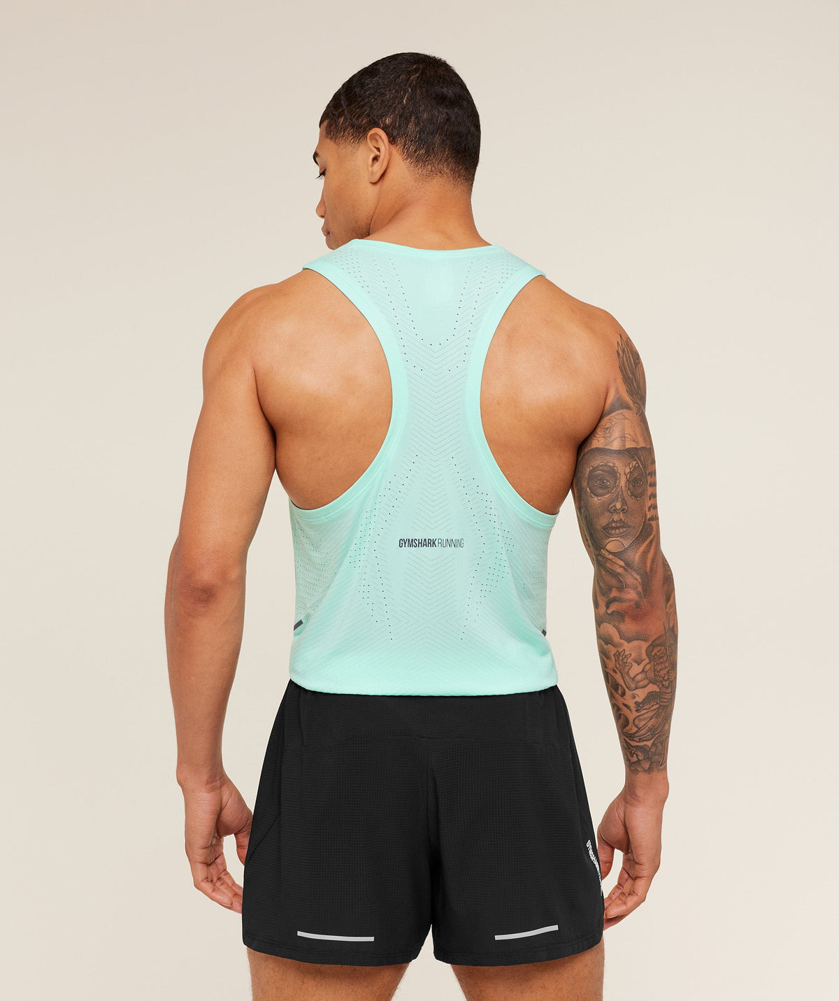 Gymshark Seamless Running Tank 'Pop Turquoise'