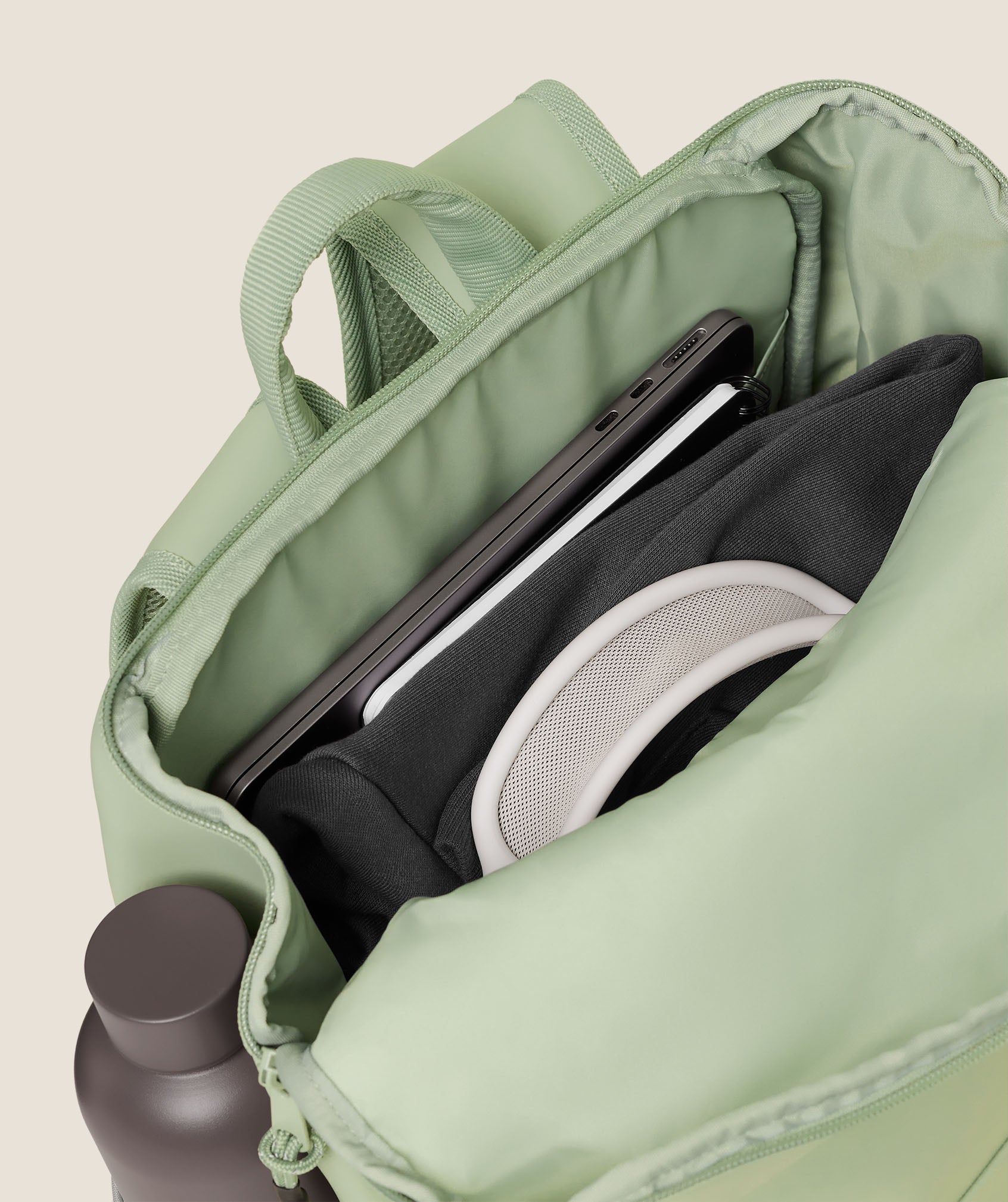 Gymshark Small Sleek Backpack 'Haze Green'