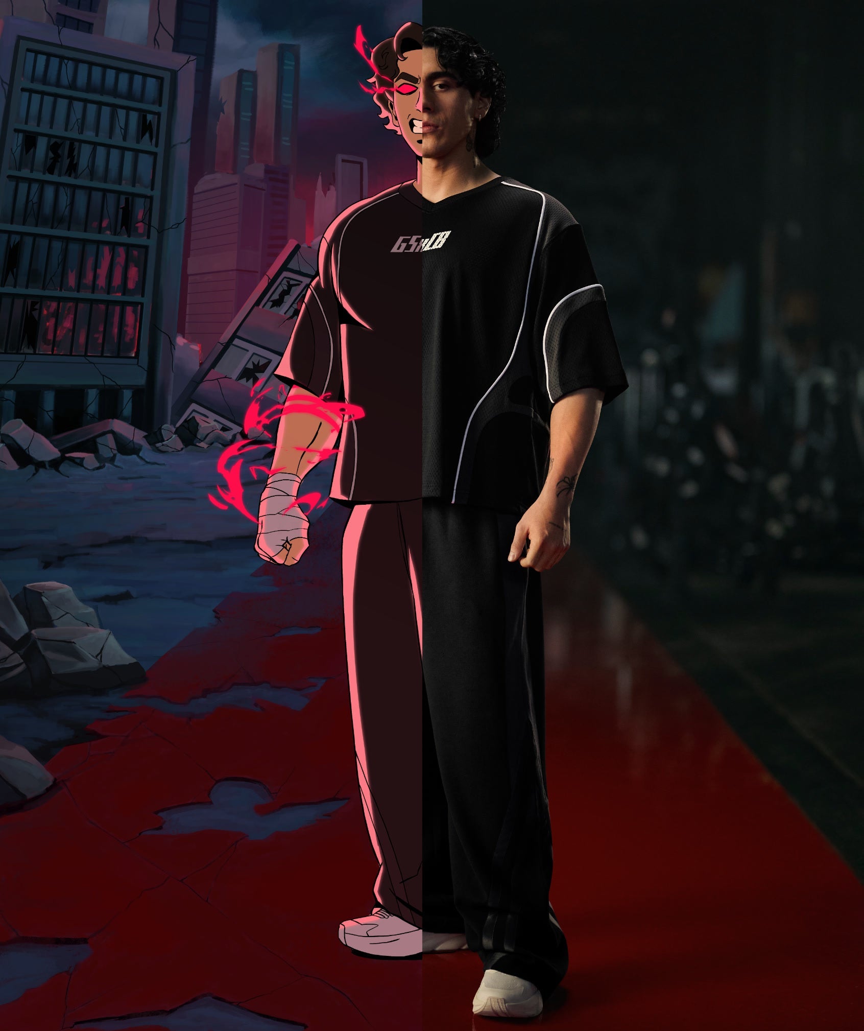 Gymshark x Carlos Belcast Track Pant 'GS Black'