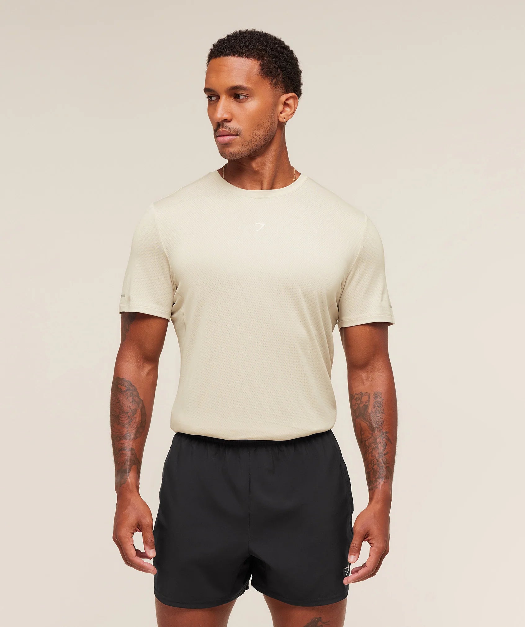 Gymshark Running T-Shirt 'IPebble Grey'