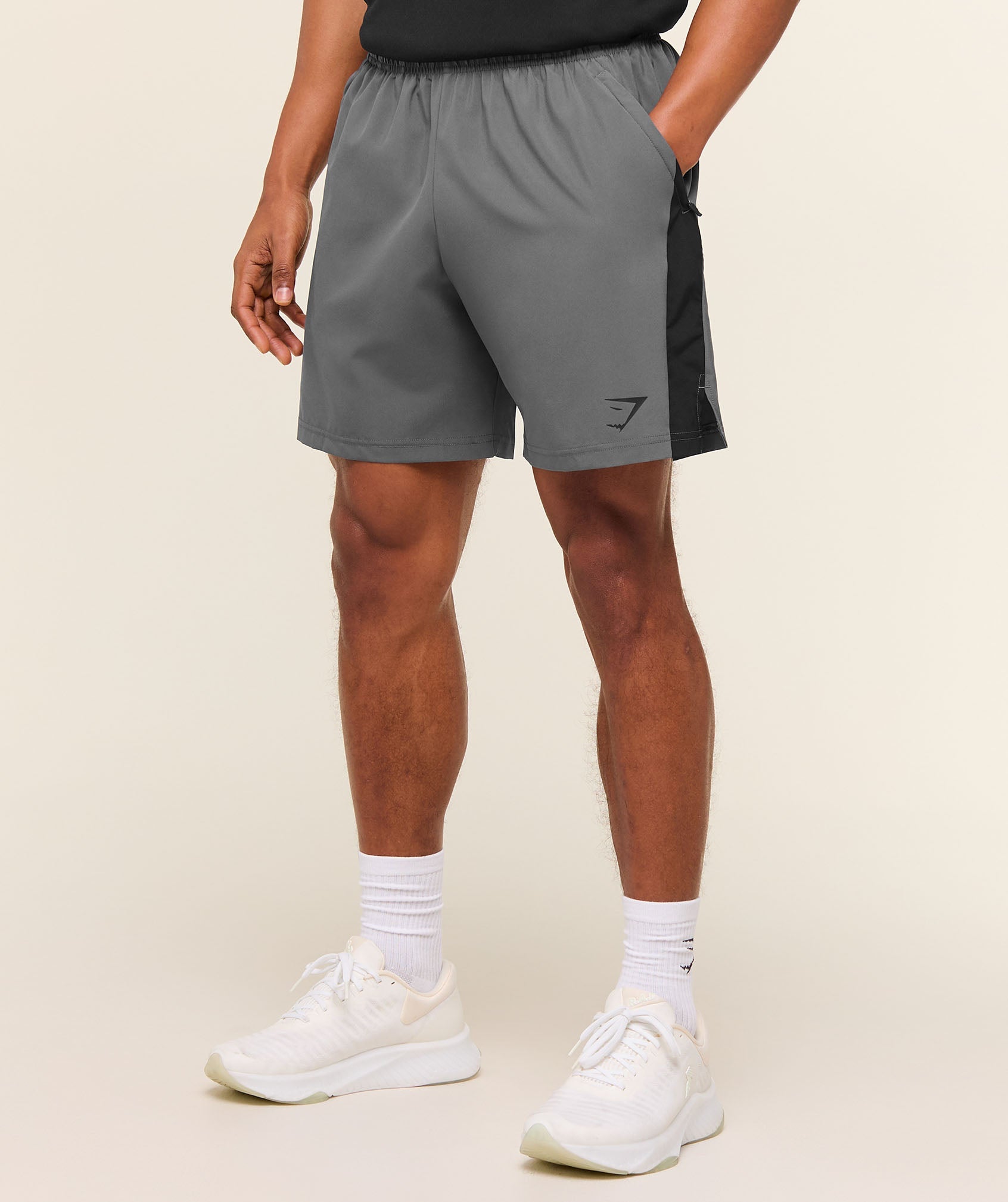 Gymshark Sport 7" Shorts 'Dark Grey Black'