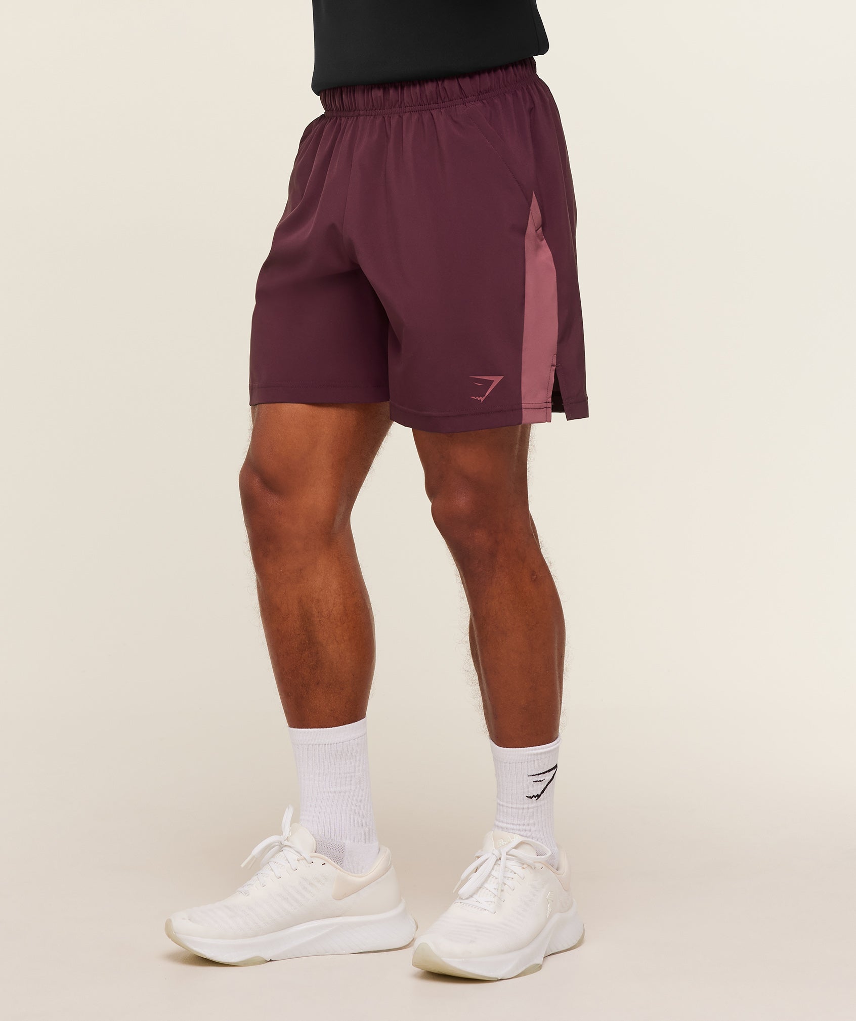 Gymshark Sport 7" Shorts 'Impact Burgundy Reset Pink'