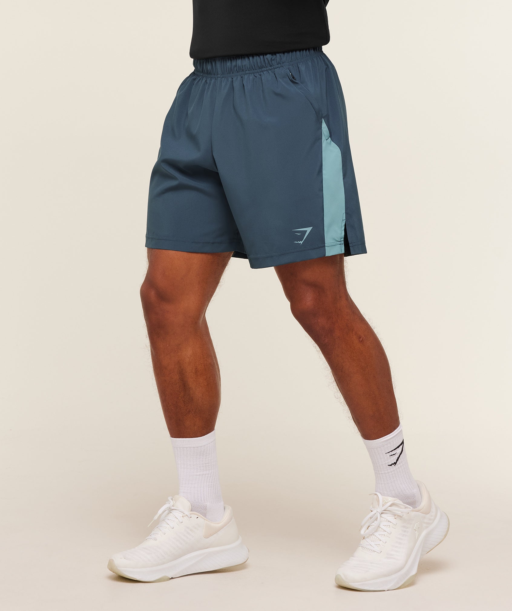 Gymshark Sport 7" Shorts 'Stealth Blue Storm Blue'