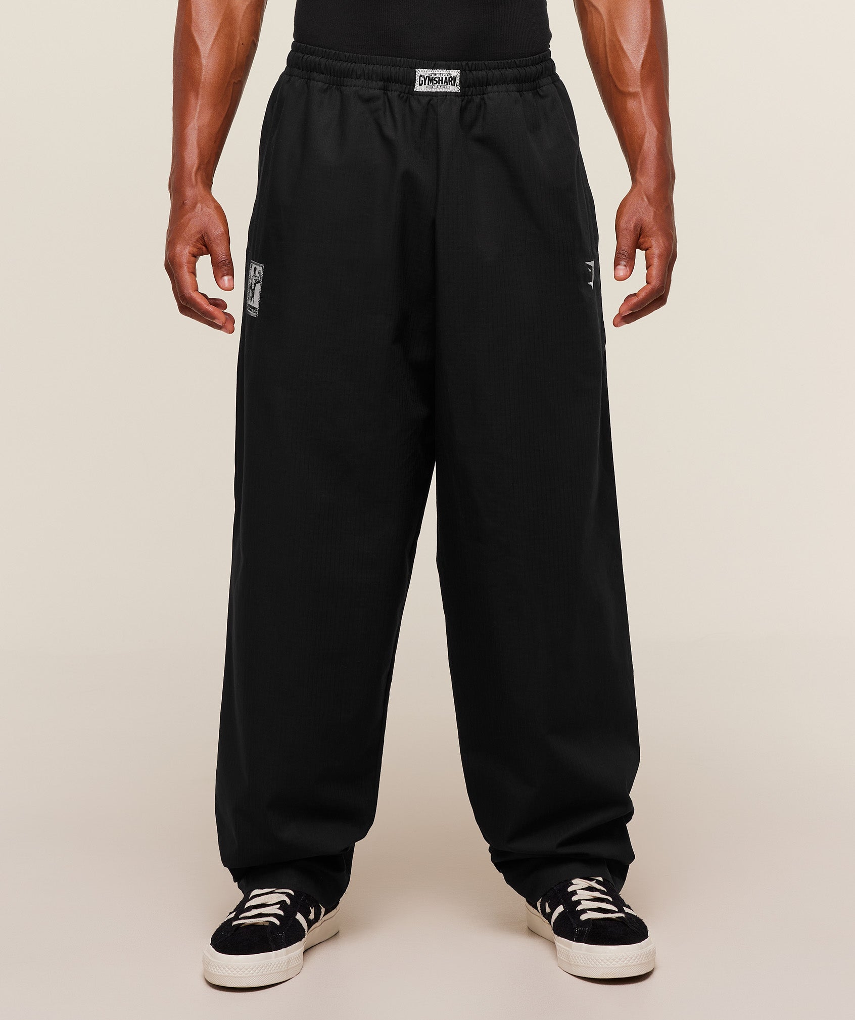 Gymshark Straight Leg Pumper Pants 'Black'