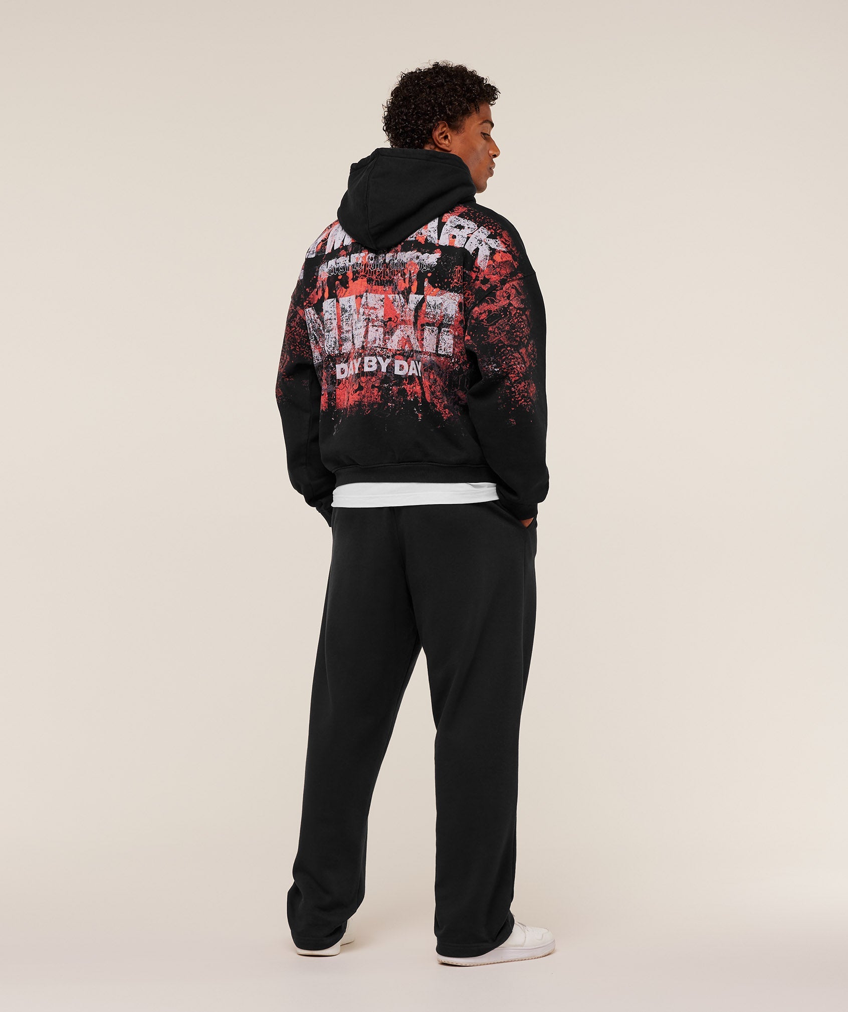 Gymshark Numerals Hoodie 'Black'
