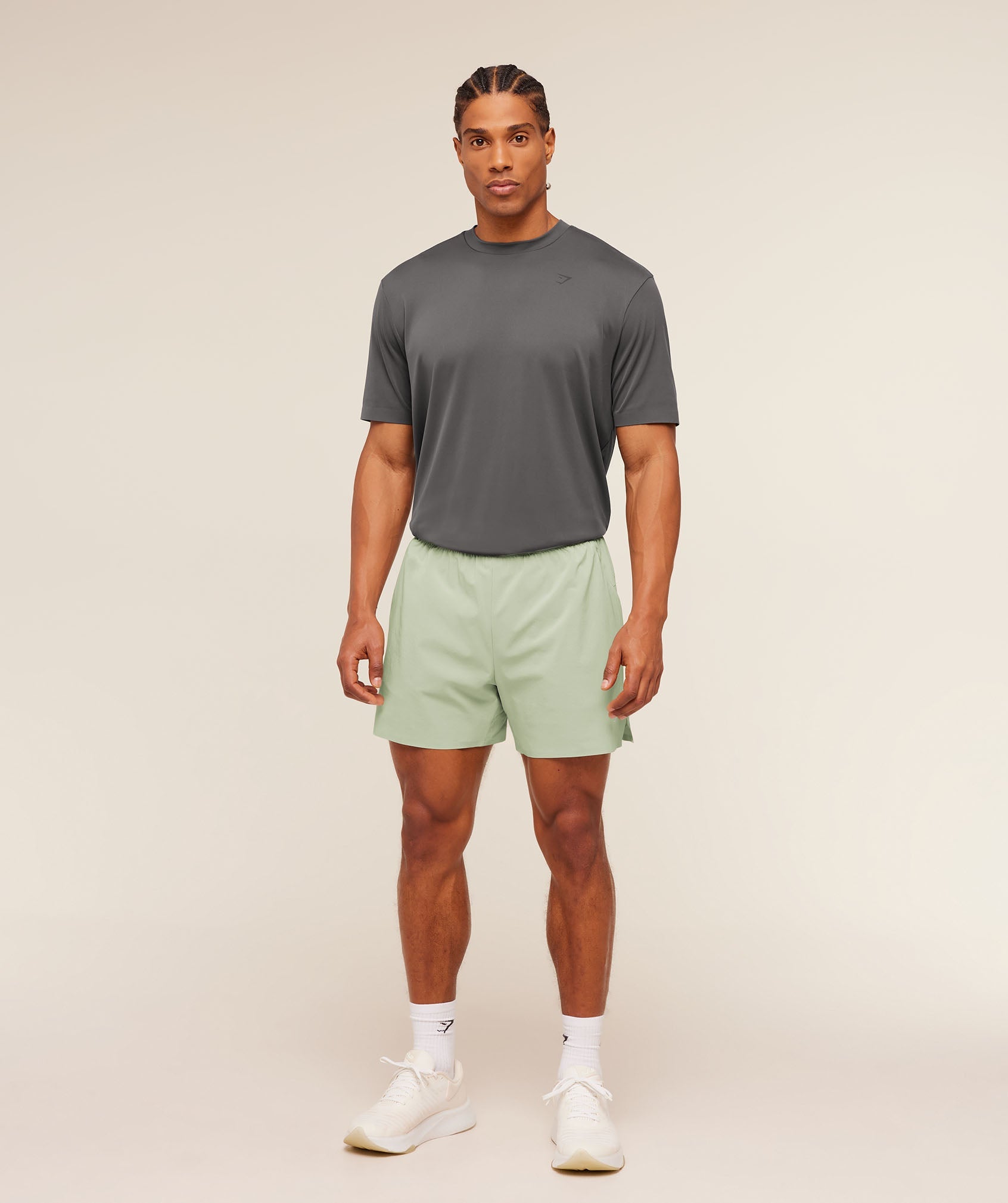 Gymshark Evolve 5" Short 'Haze Green'