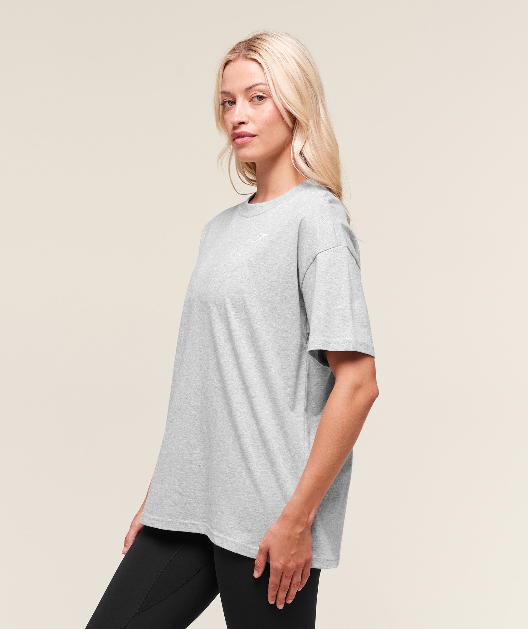Gymshark Training Oversized T-Shirt 'Light Grey Marl'