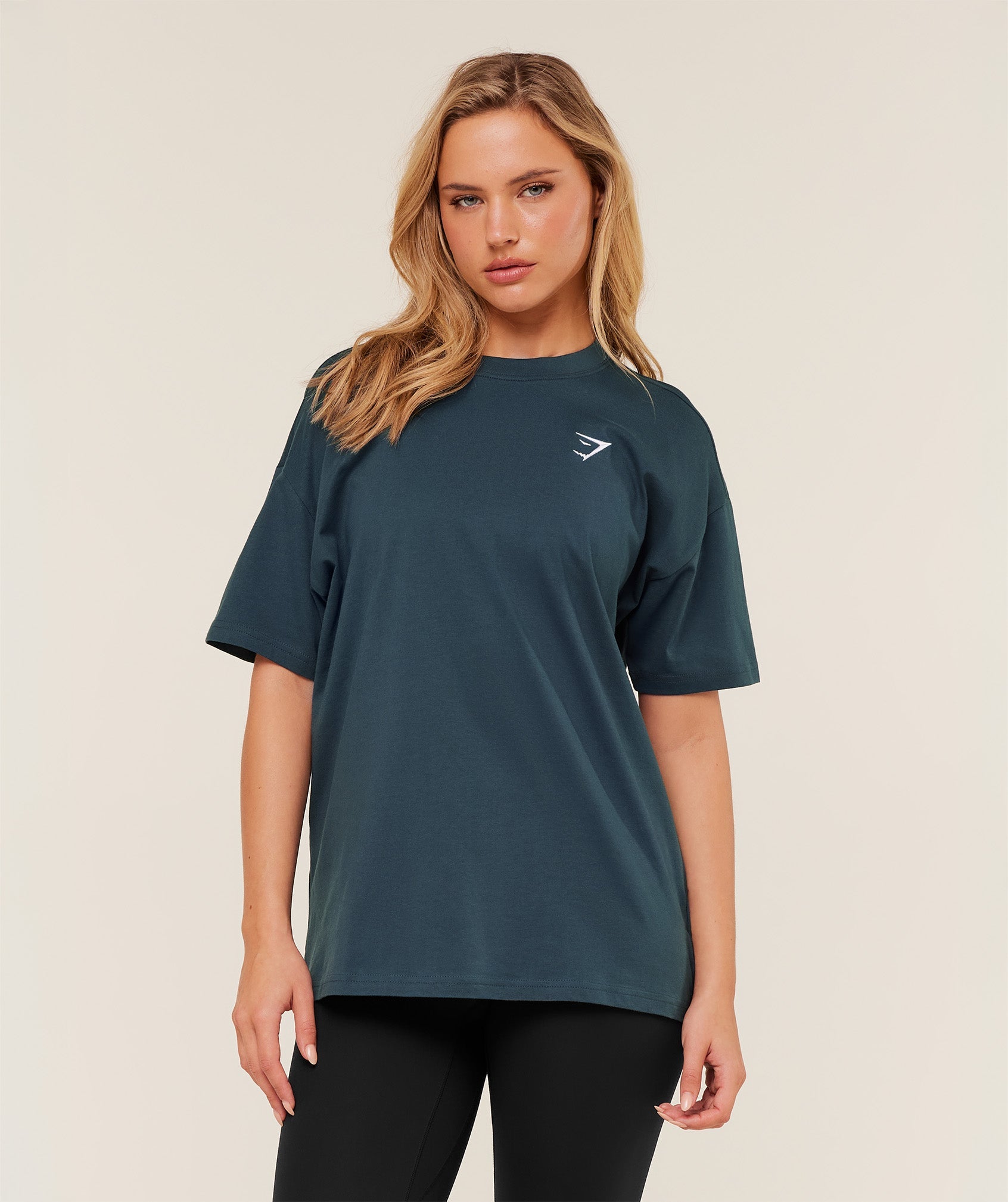 Gymshark Training Oversized T-Shirt 'GS Stealth Blue'