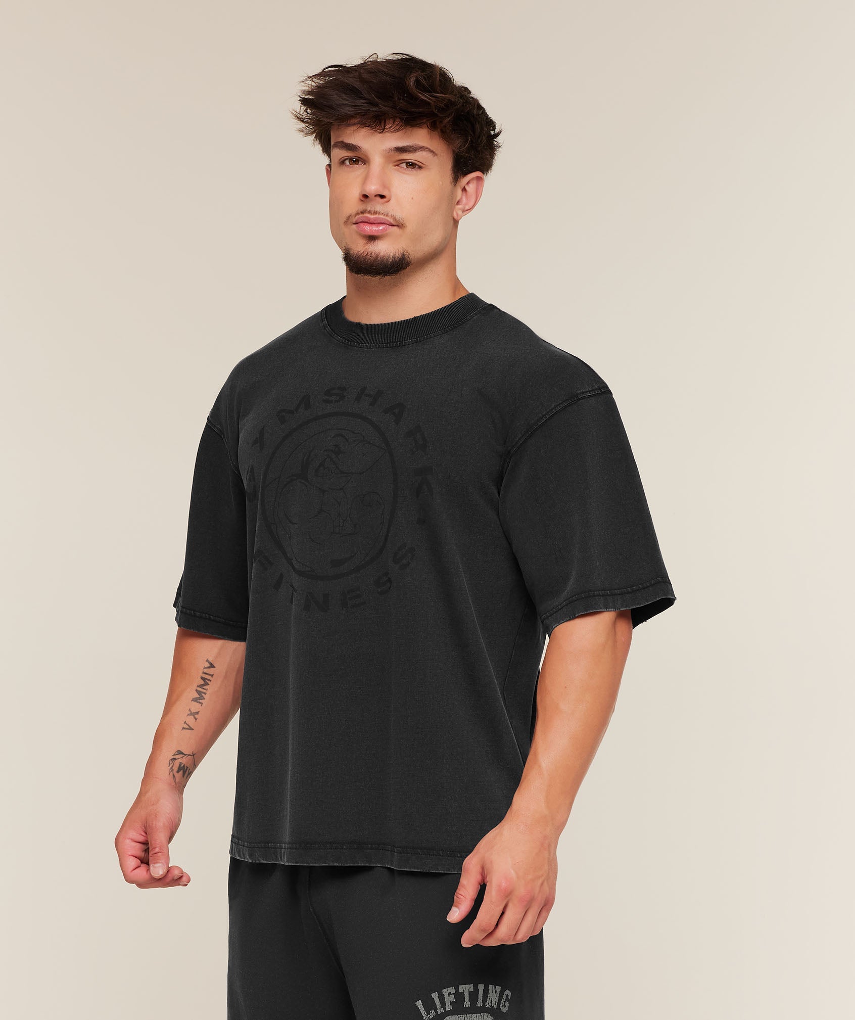 Gymshark Vintage Legacy T-Shirt 'Black'