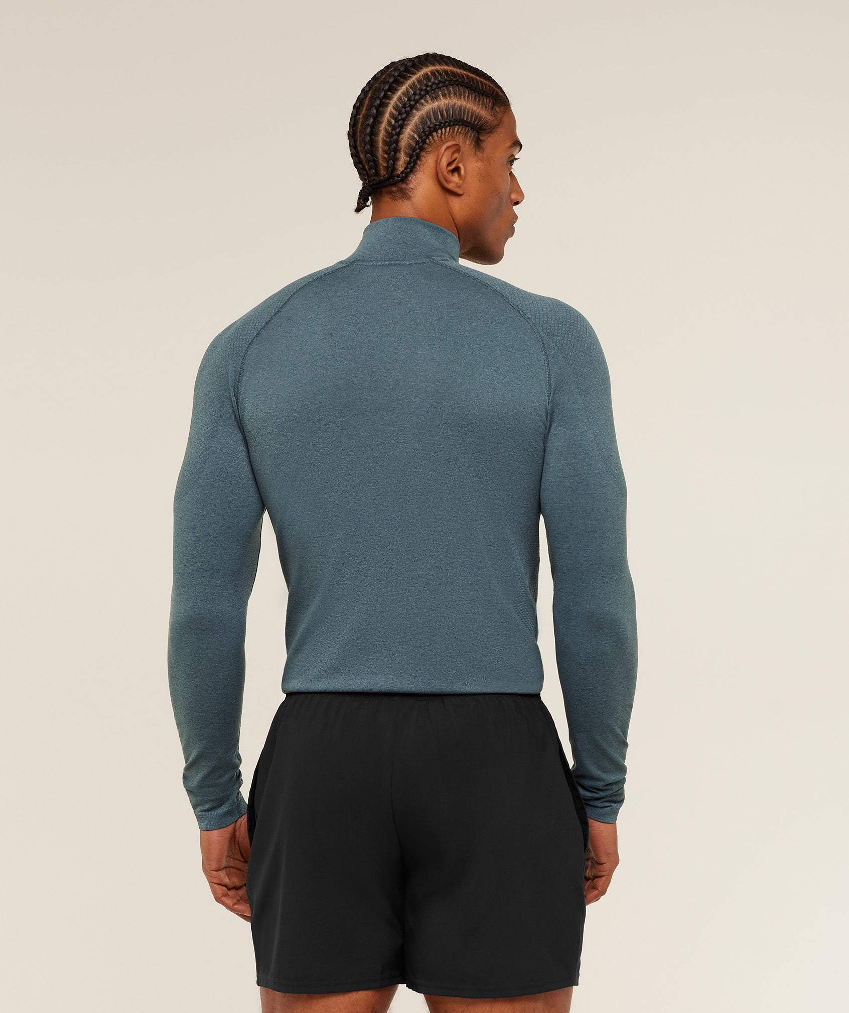 Gymshark Vital 1/4 Zip 'Iron Blue Stealth Blue'