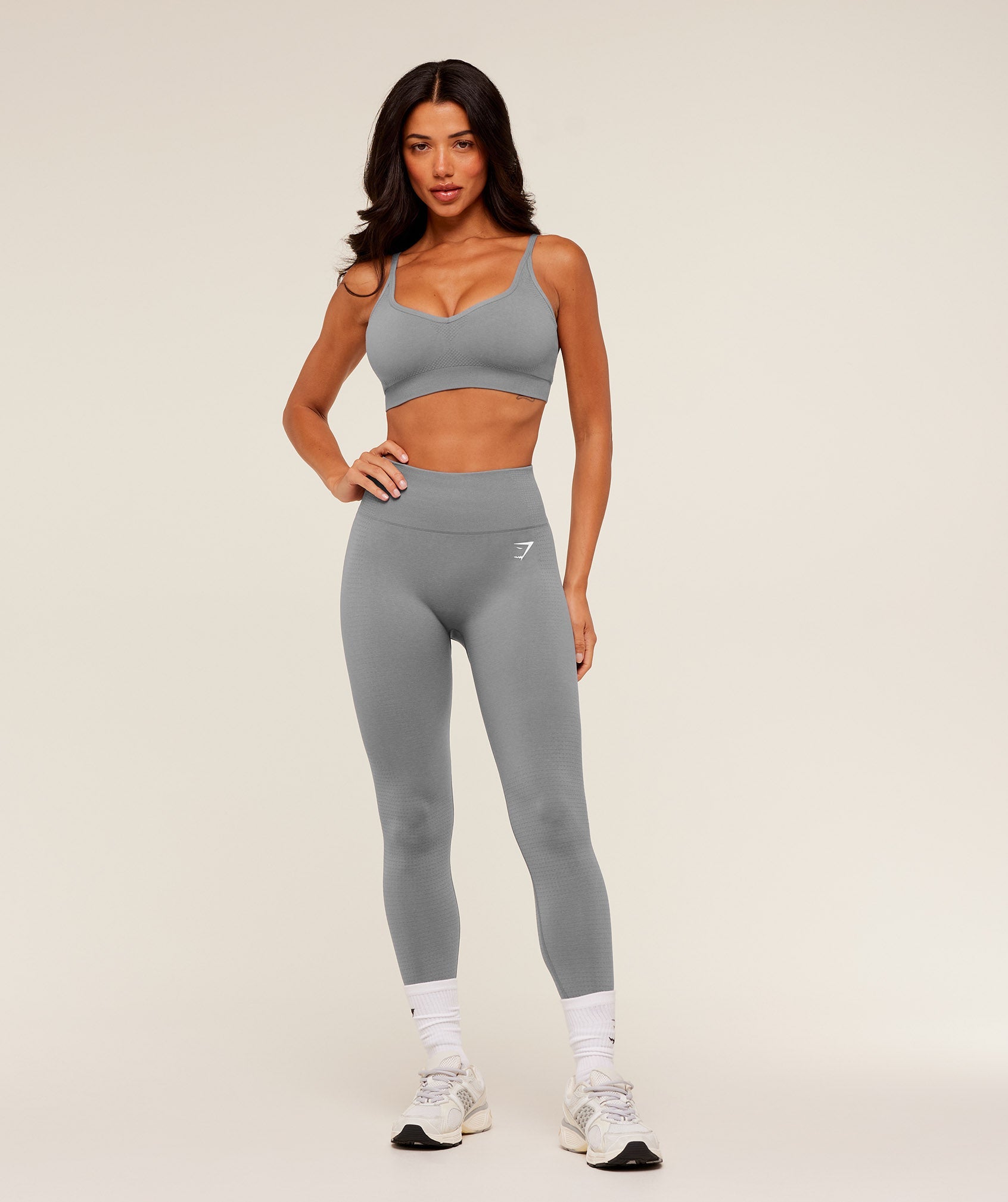 Gymshark Vital Seamless 2.0 Leggings 'GS Medium Grey Marl'