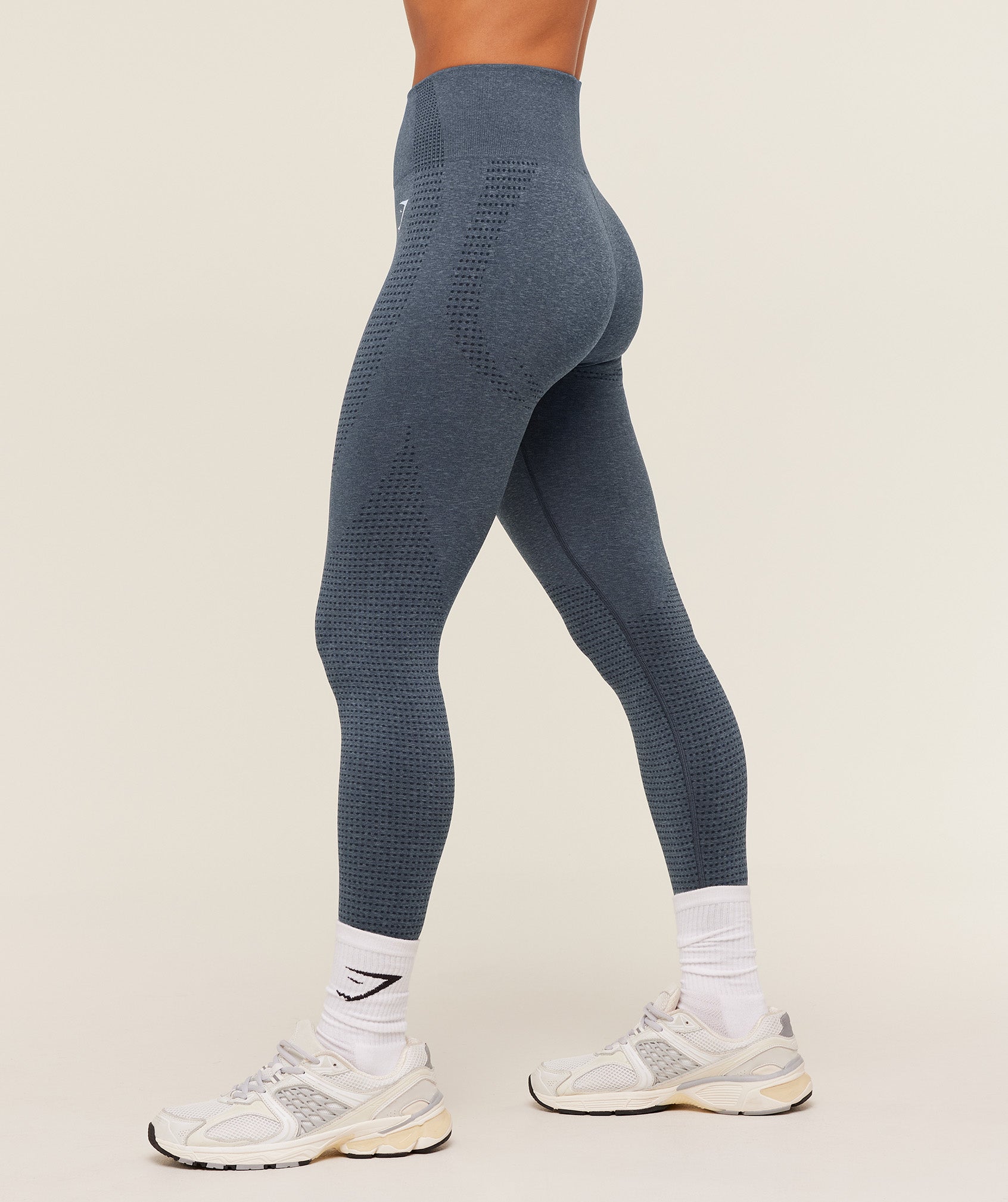 Gymshark Vital Seamless 2.0 Leggings 'GS Stealth Blue Marl'