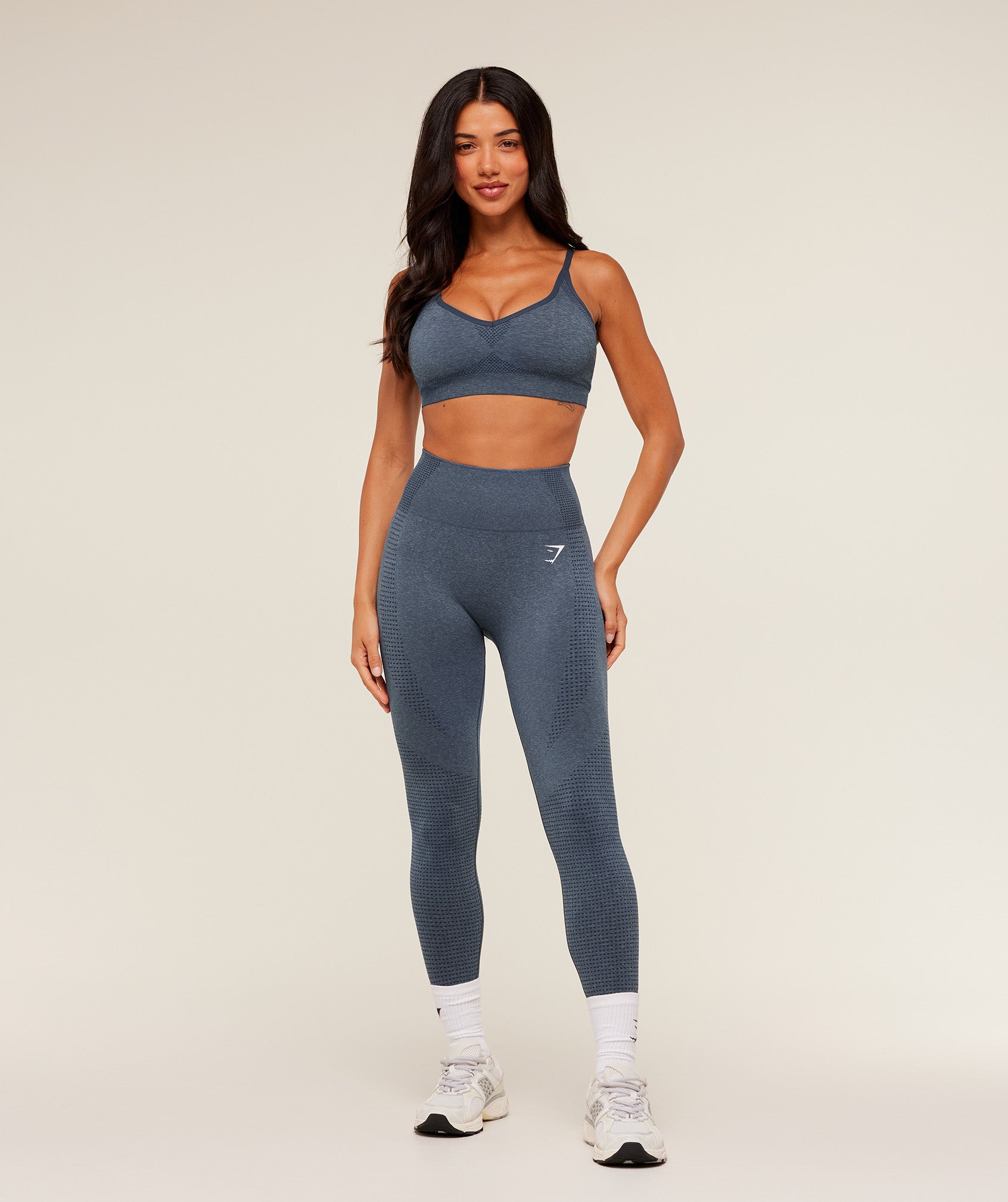 Gymshark Vital Seamless 2.0 Leggings 'GS Stealth Blue Marl'