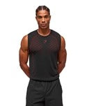 Gymshark Apex Seamless Tank - Black/Carmine Red