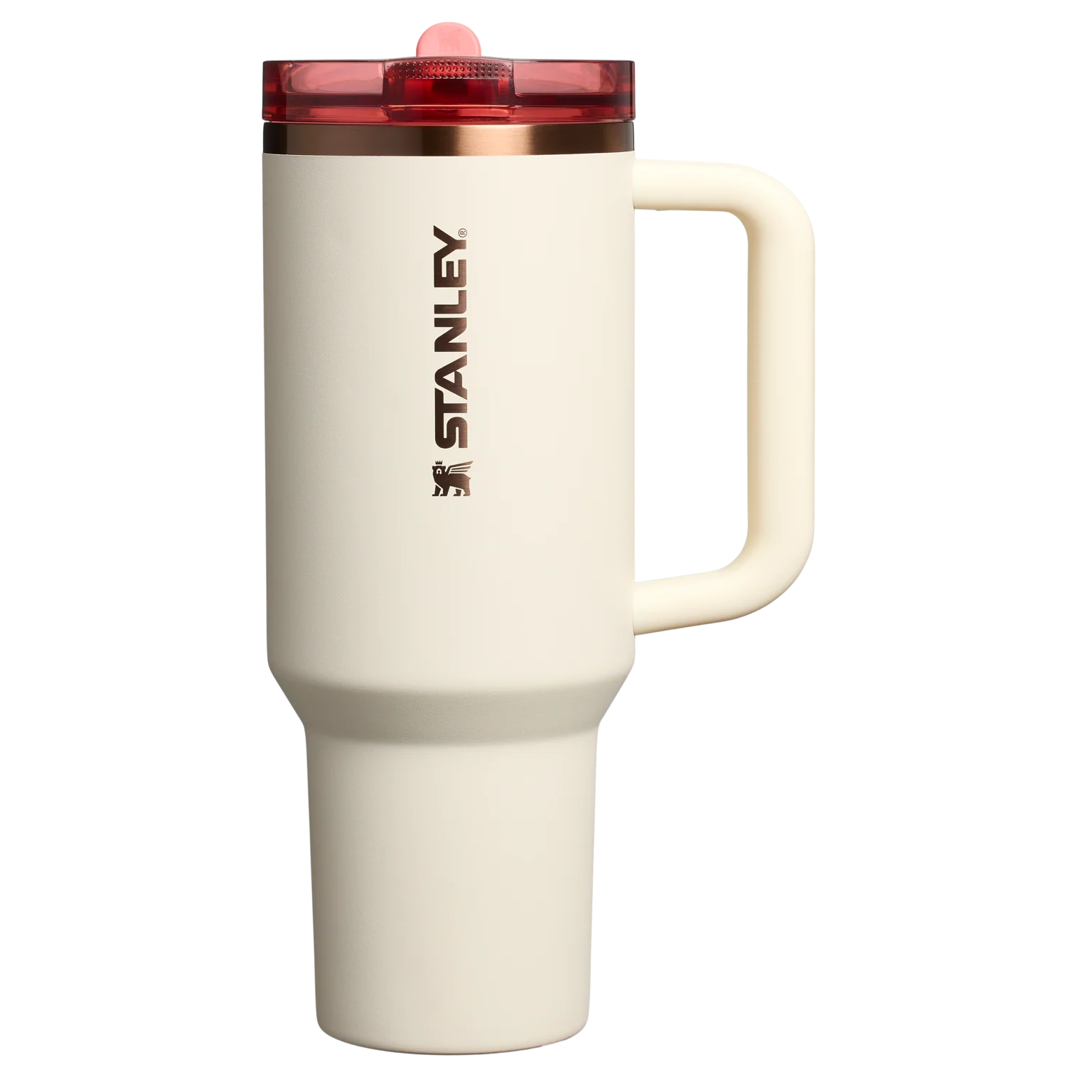 Stanley The Quencher ProTour Flip Straw Tumbler | 40 OZ Cream Rose Gold