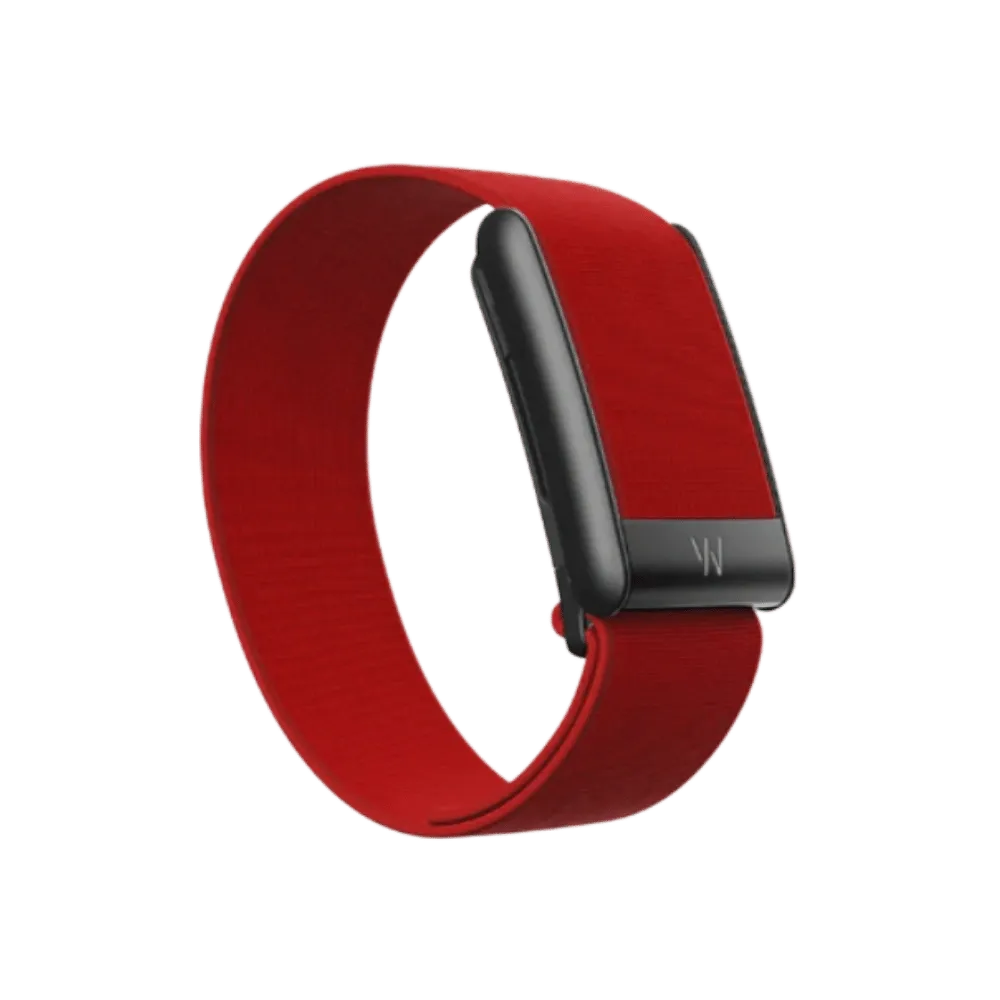 Whoop 5.0 Coreknit Cardinal Band (12 Month Peak Subscription Included)