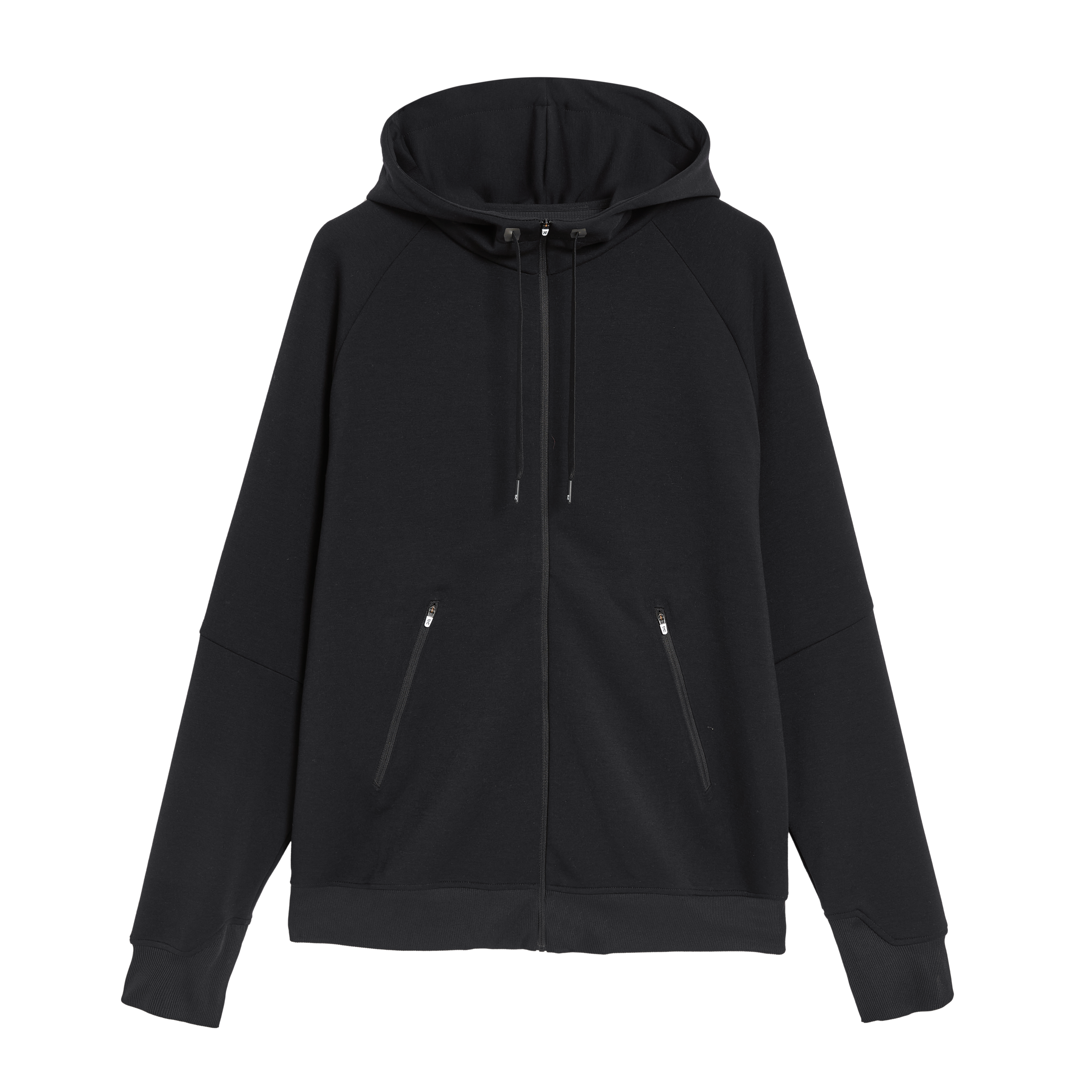 Zipped Hoodie 2 M Black