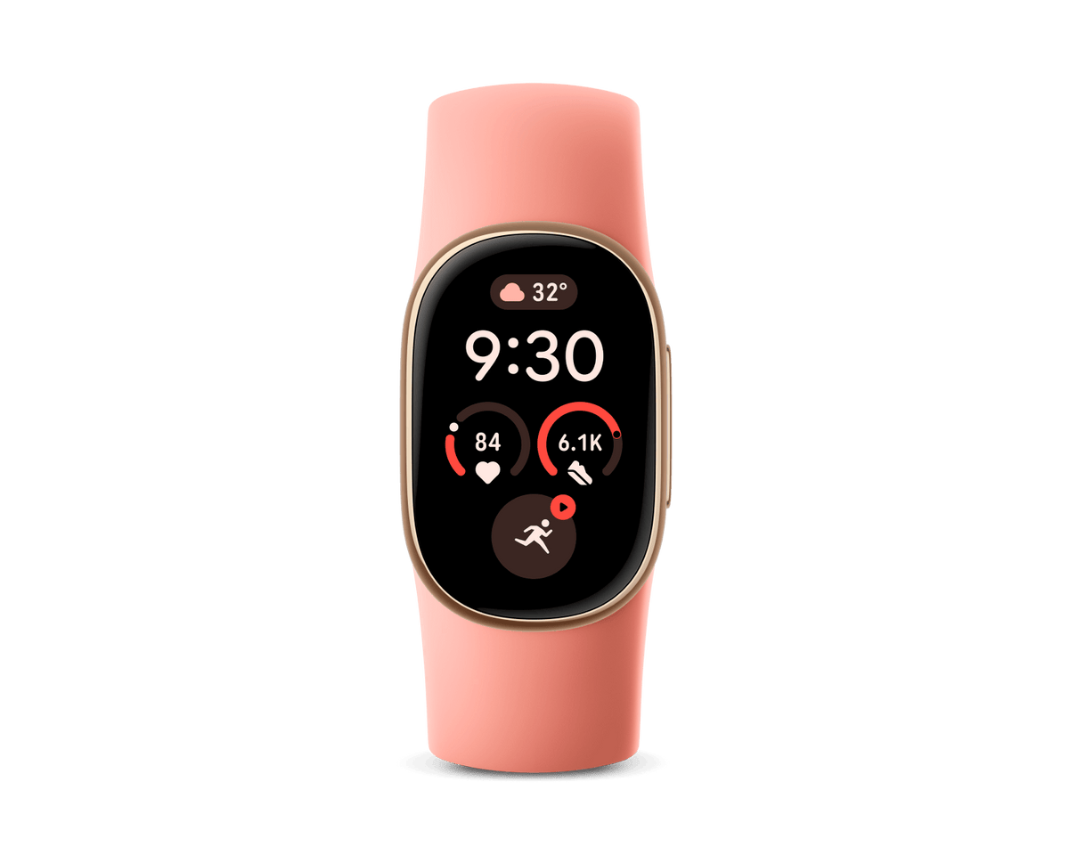 Google Fitbit Edge 'Champagne Gold Case / Canyon Active Band'
