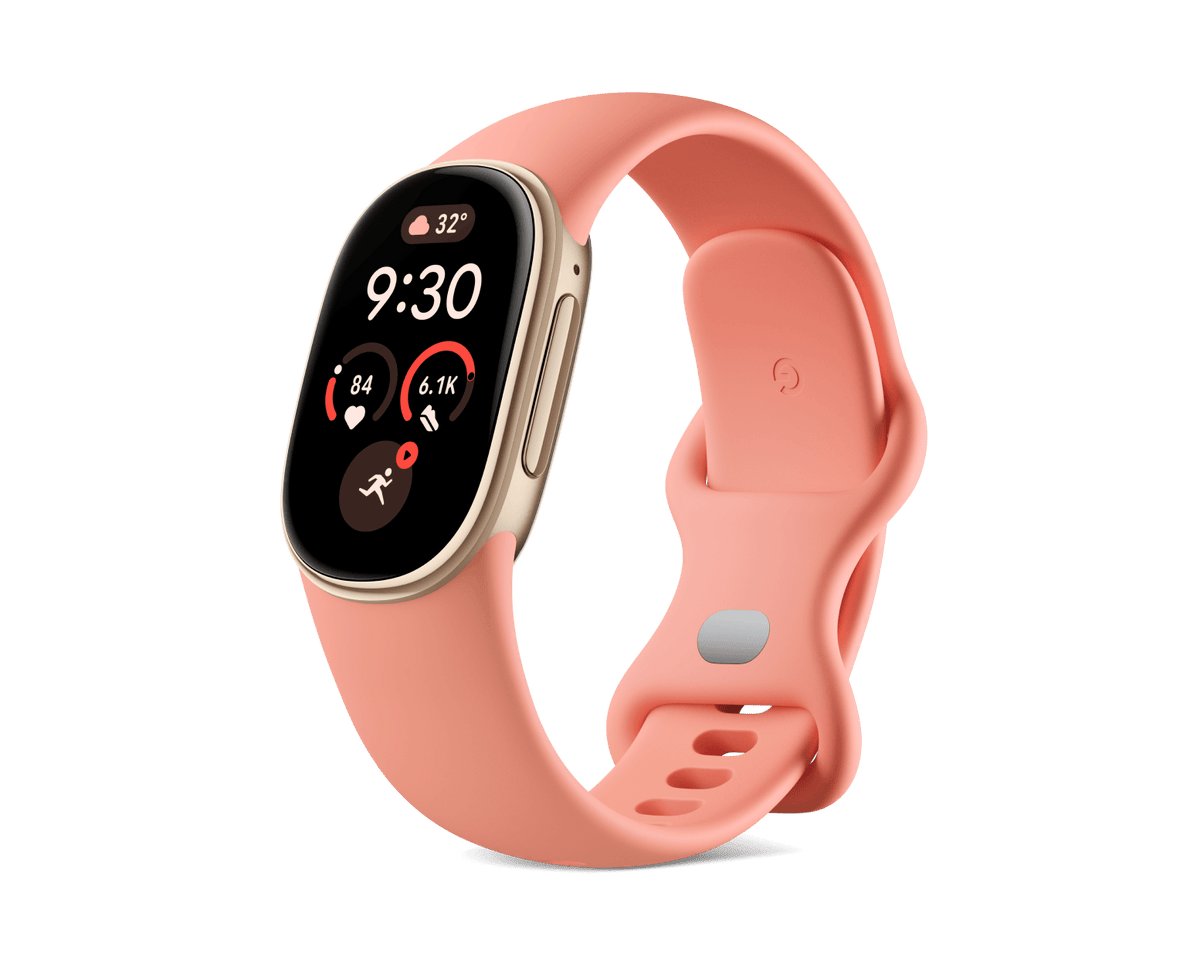Google Fitbit Edge 'Champagne Gold Case / Canyon Active Band'