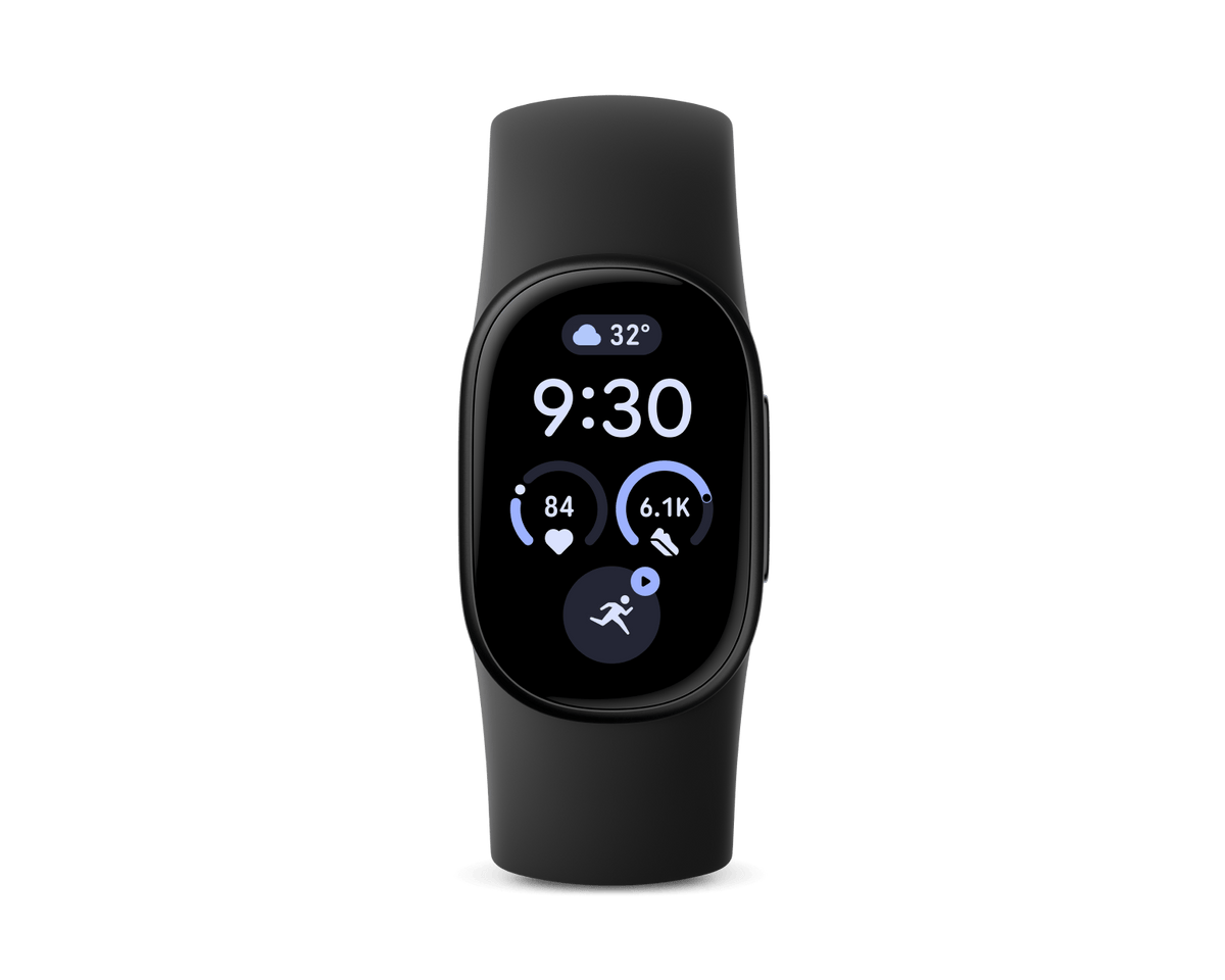 Google Fitbit Edge 'Matte Black Aluminium Case/Obsidian Active Band'
