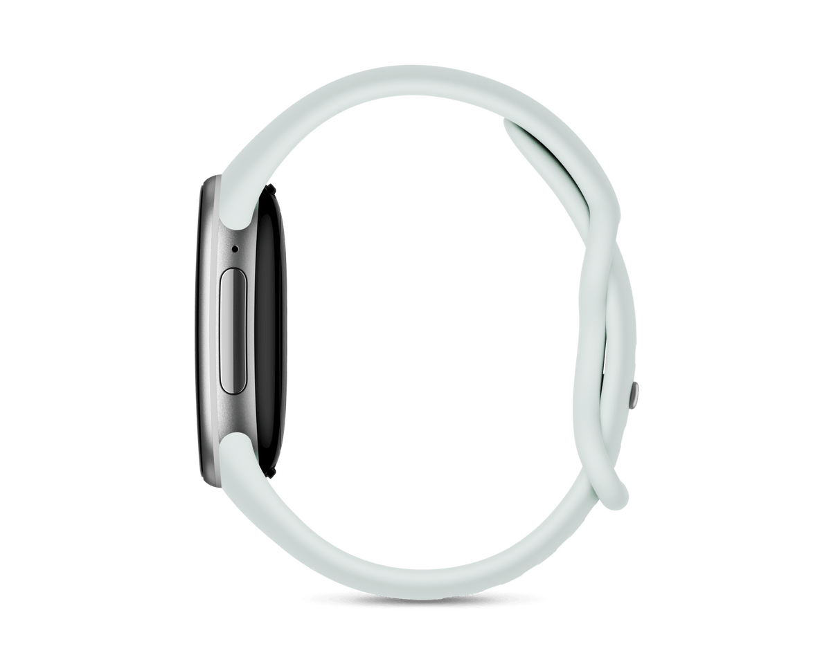 Google Fitbit Edge 'Satin Silver Aluminum Case / Fog Active Band'