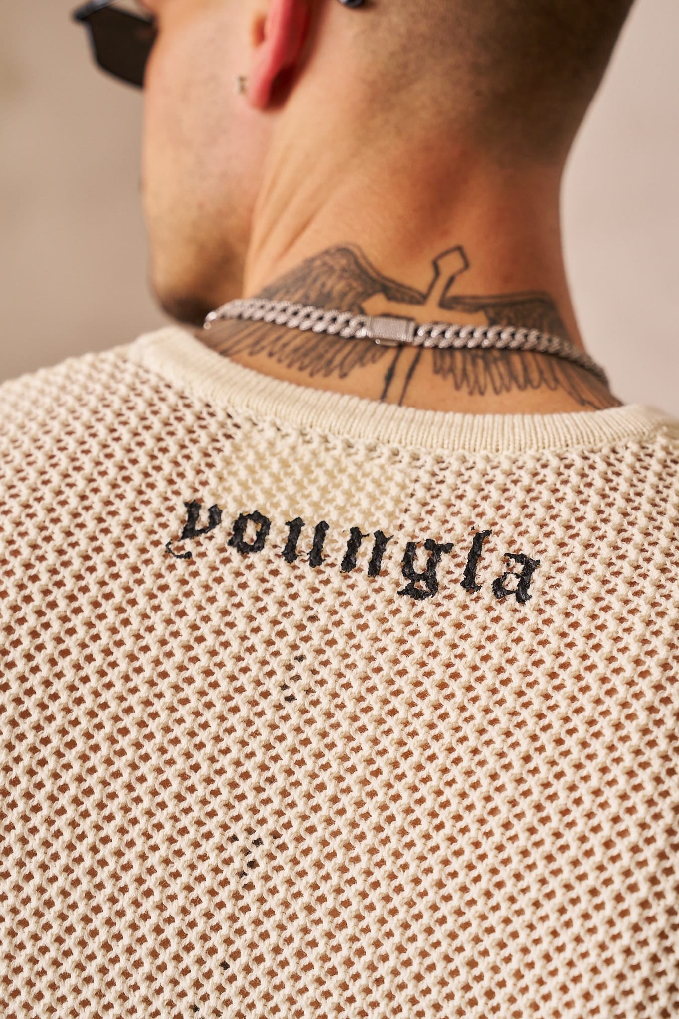 Young La 4324 - Beach Club Knit Tees 'Off-White'
