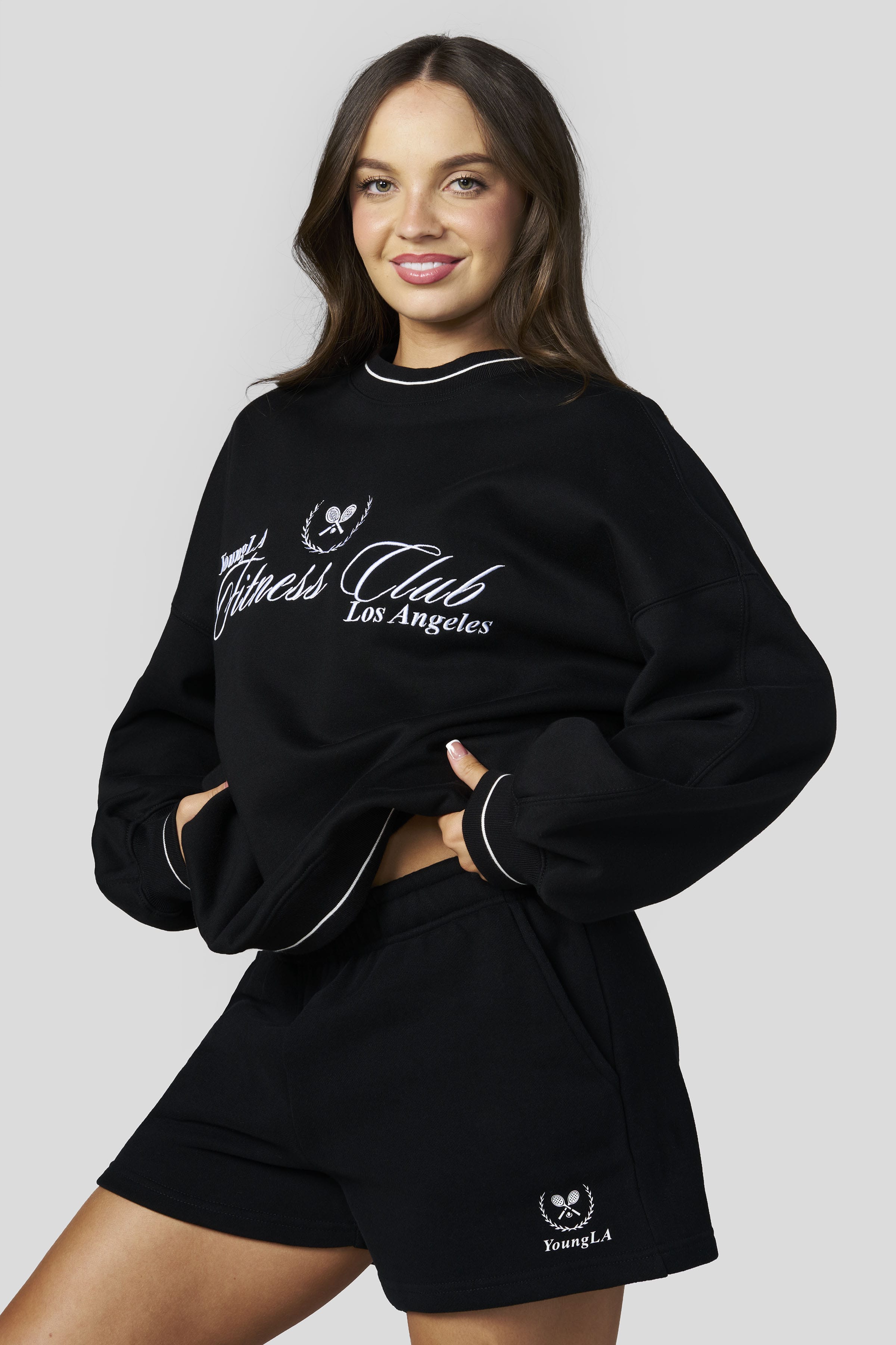 Young La W5172 - Country Club Crewneck 'Black'