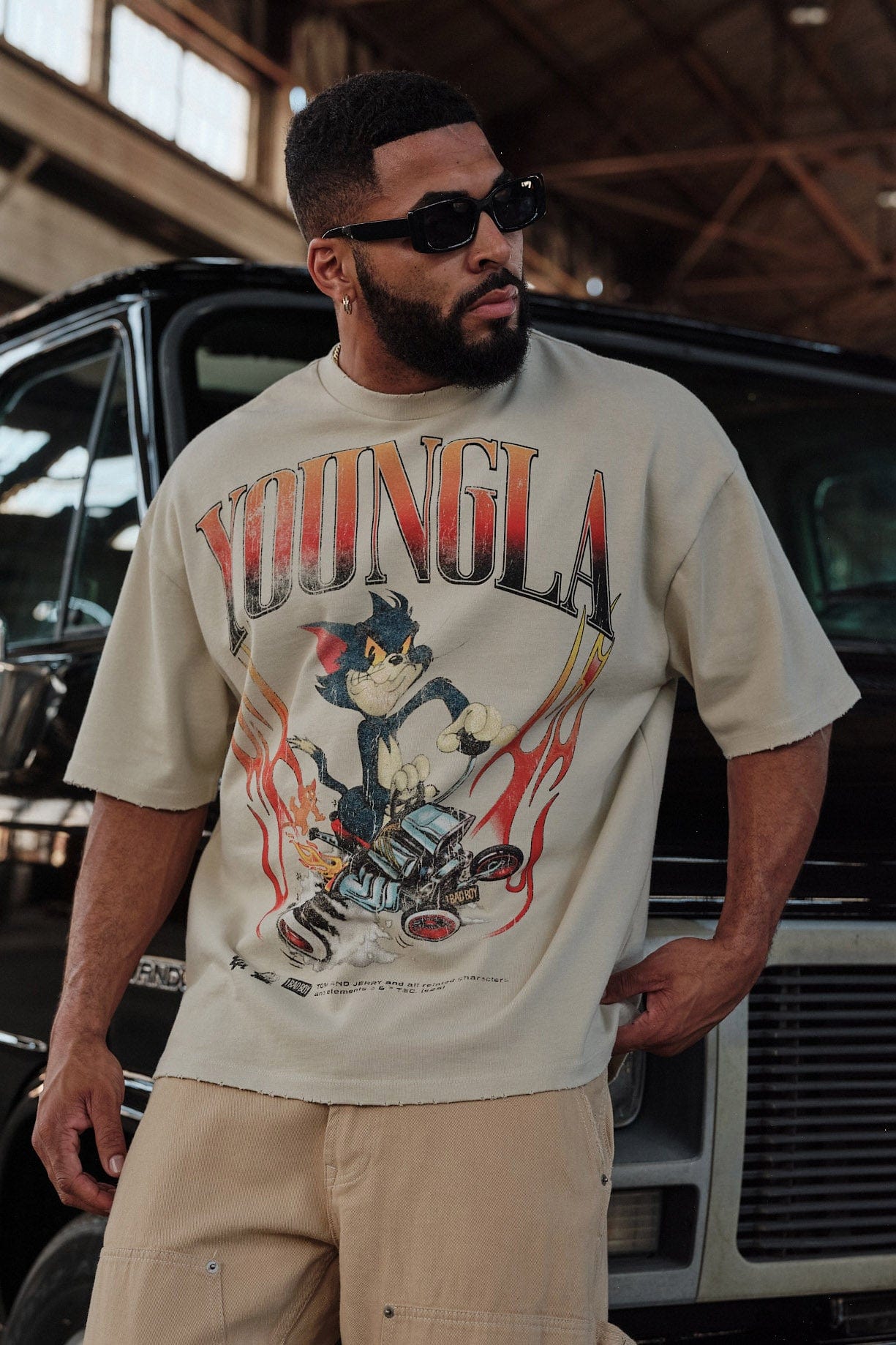 Young La 4082 - Tom & Jerry Tees 'Rider'