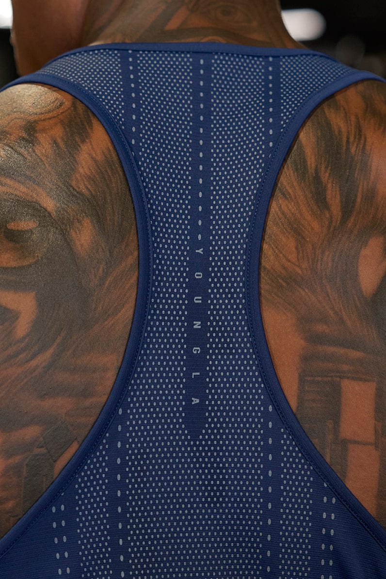 YoungLA 3042 - Kinetic Workout Stringers 'Navy'