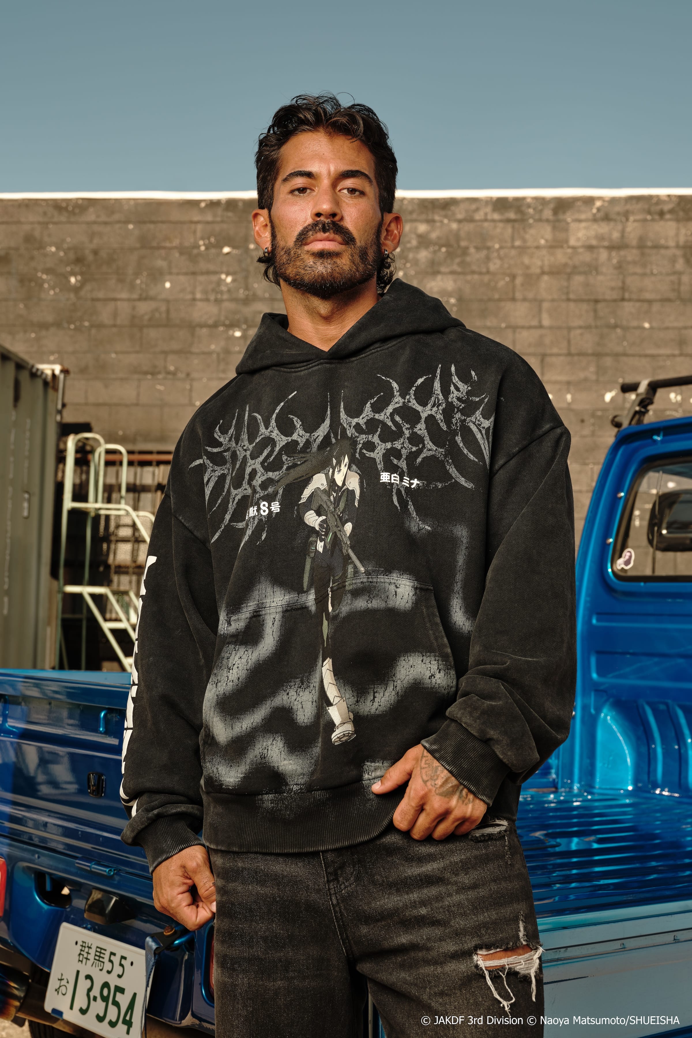 YoungLA 5015 - Kaiju No. 8 Graphic Hoodies 'Cannon Master'