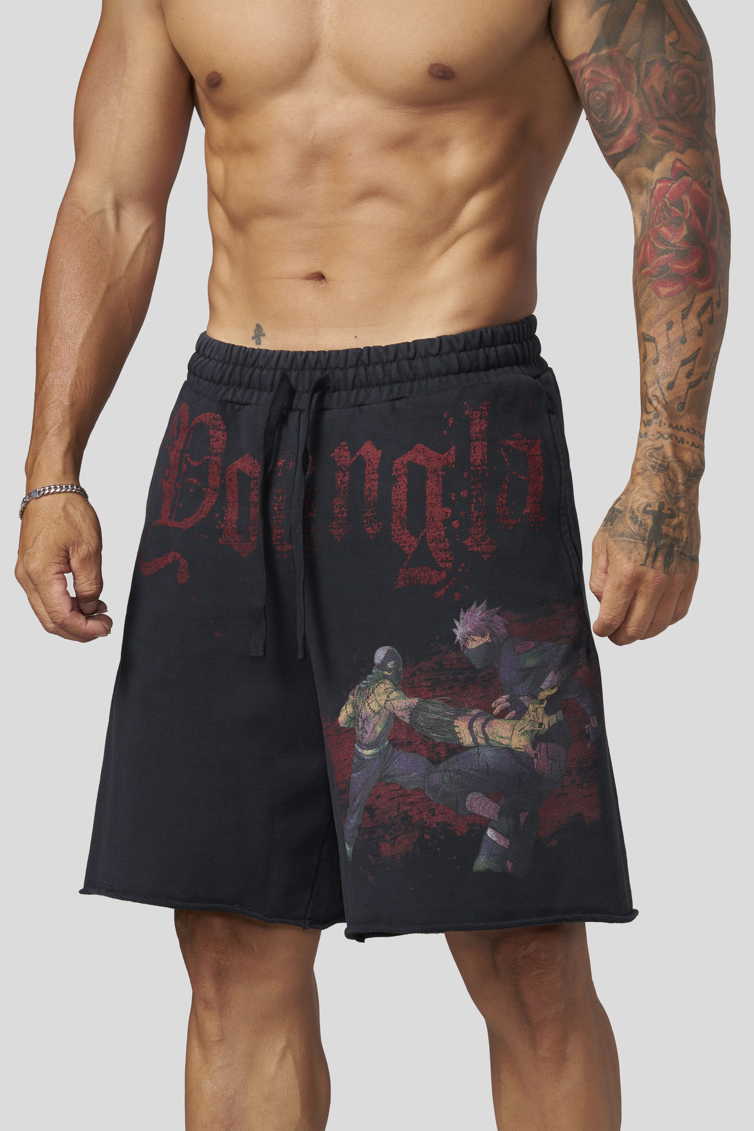YoungLa 1002 - Naruto Sweat Shorts 'Itachi & Kisame'