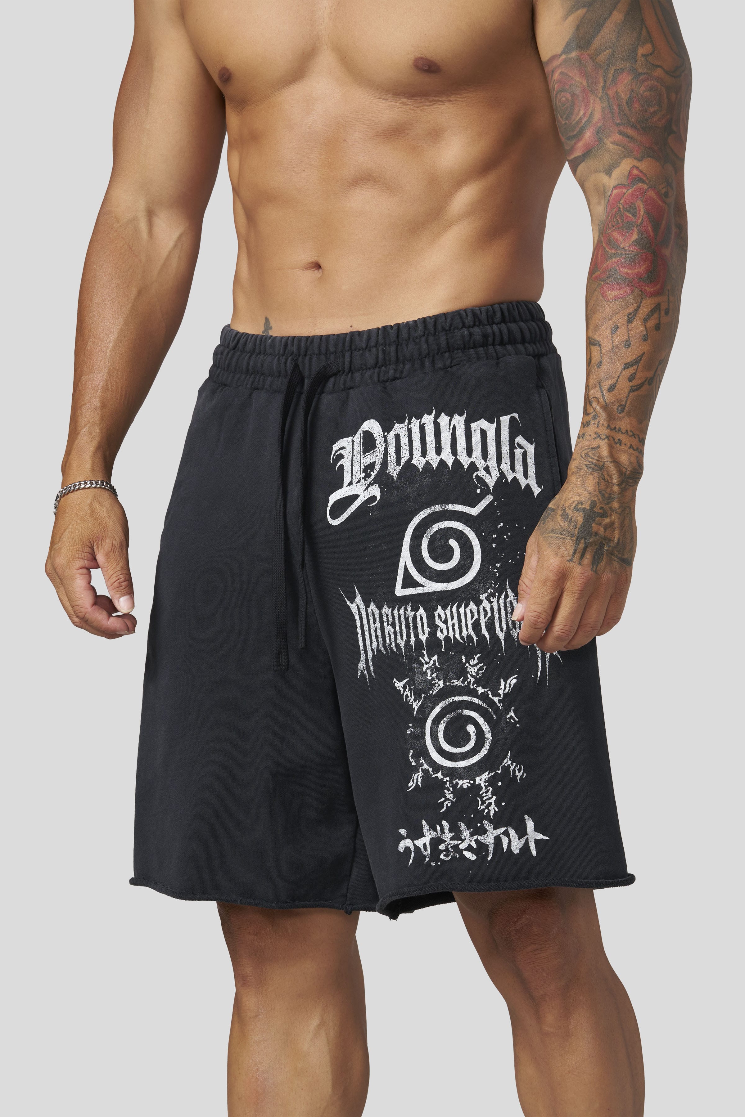 YoungLa 1002 - Naruto Sweat Shorts 'Sealing Formula'