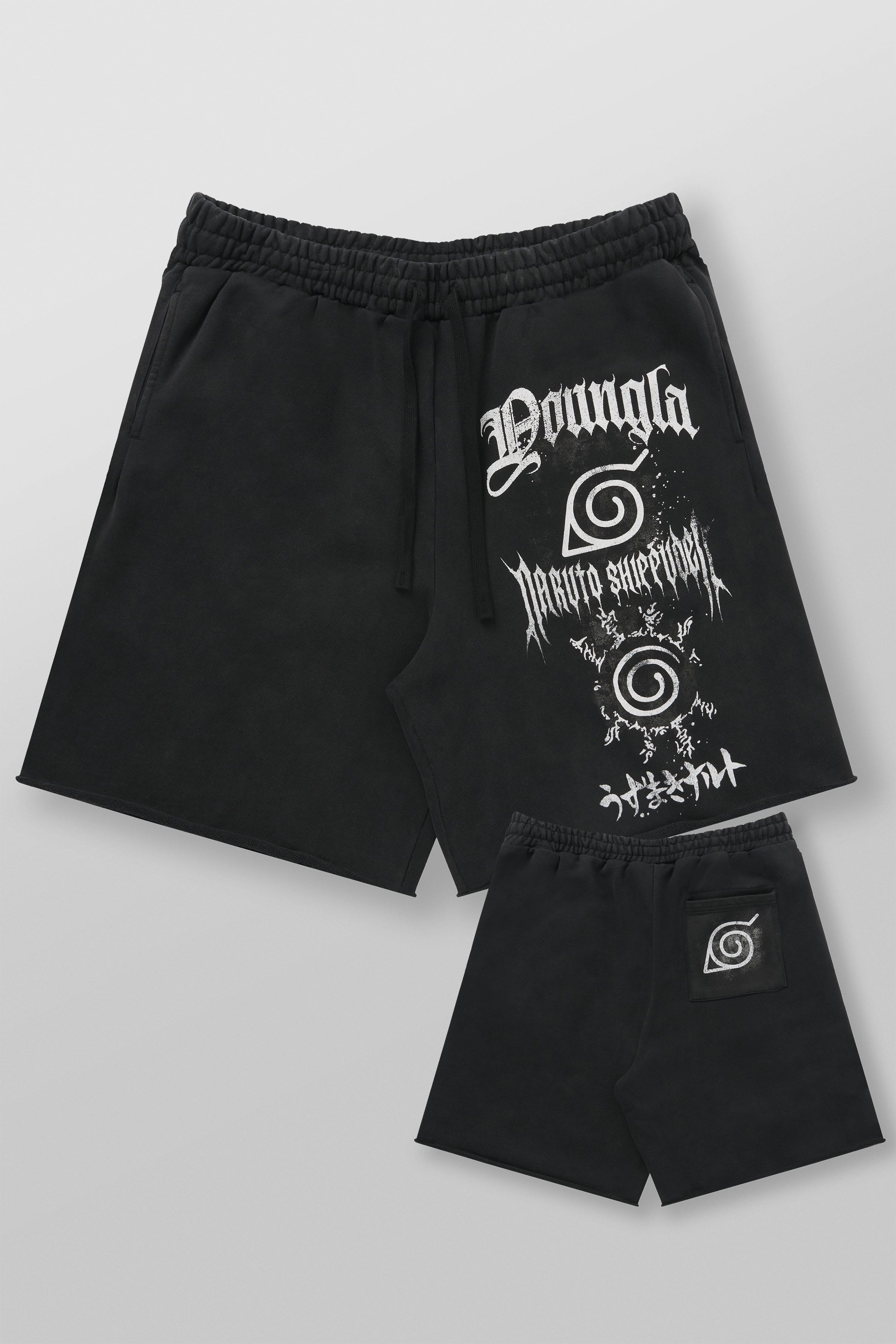 YoungLa 1002 - Naruto Sweat Shorts 'Sealing Formula'