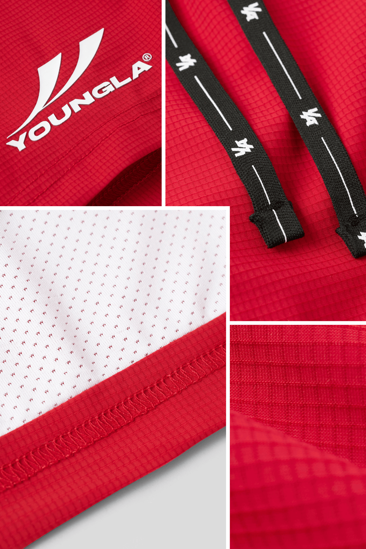 YoungLA 1034 - Core Training Shorts 'Red'