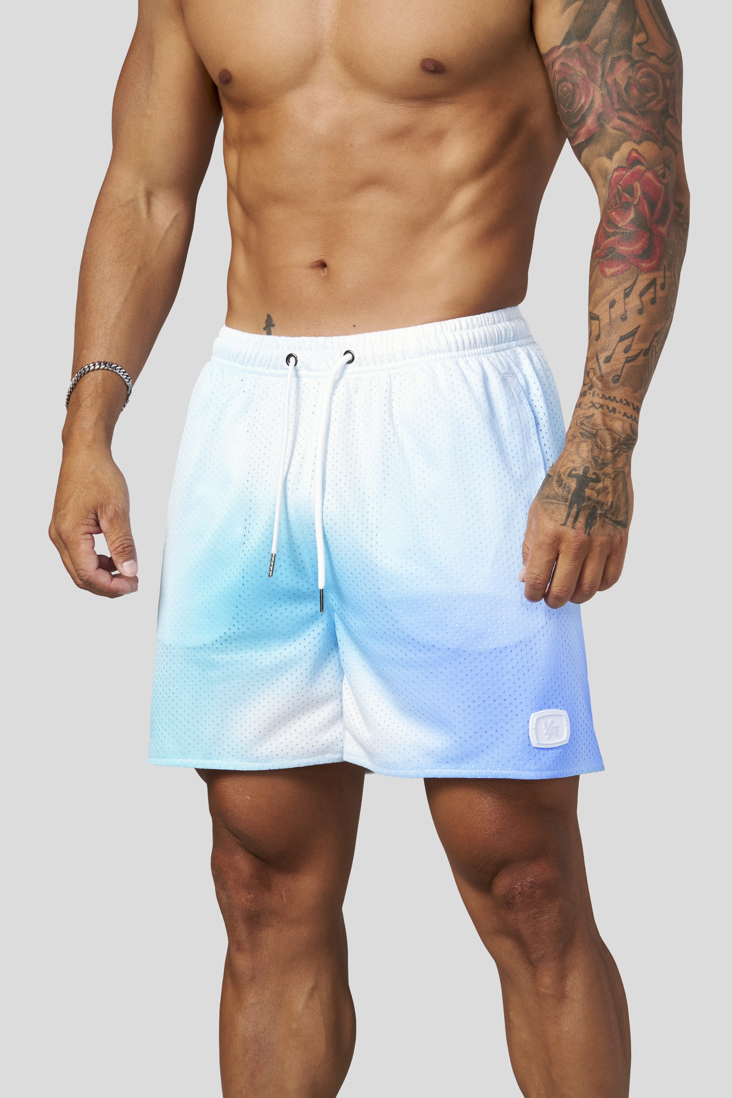 YoungLA 1127 - Daydream Mesh Shorts 'Blue Horizon'