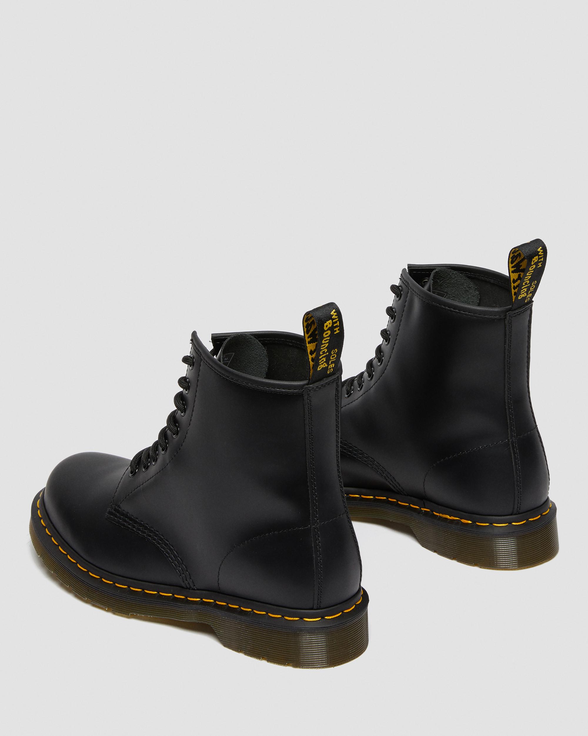 Dr. Martens 1460 Smooth Leather Lace Up Boots 'Black Smooth Leather'