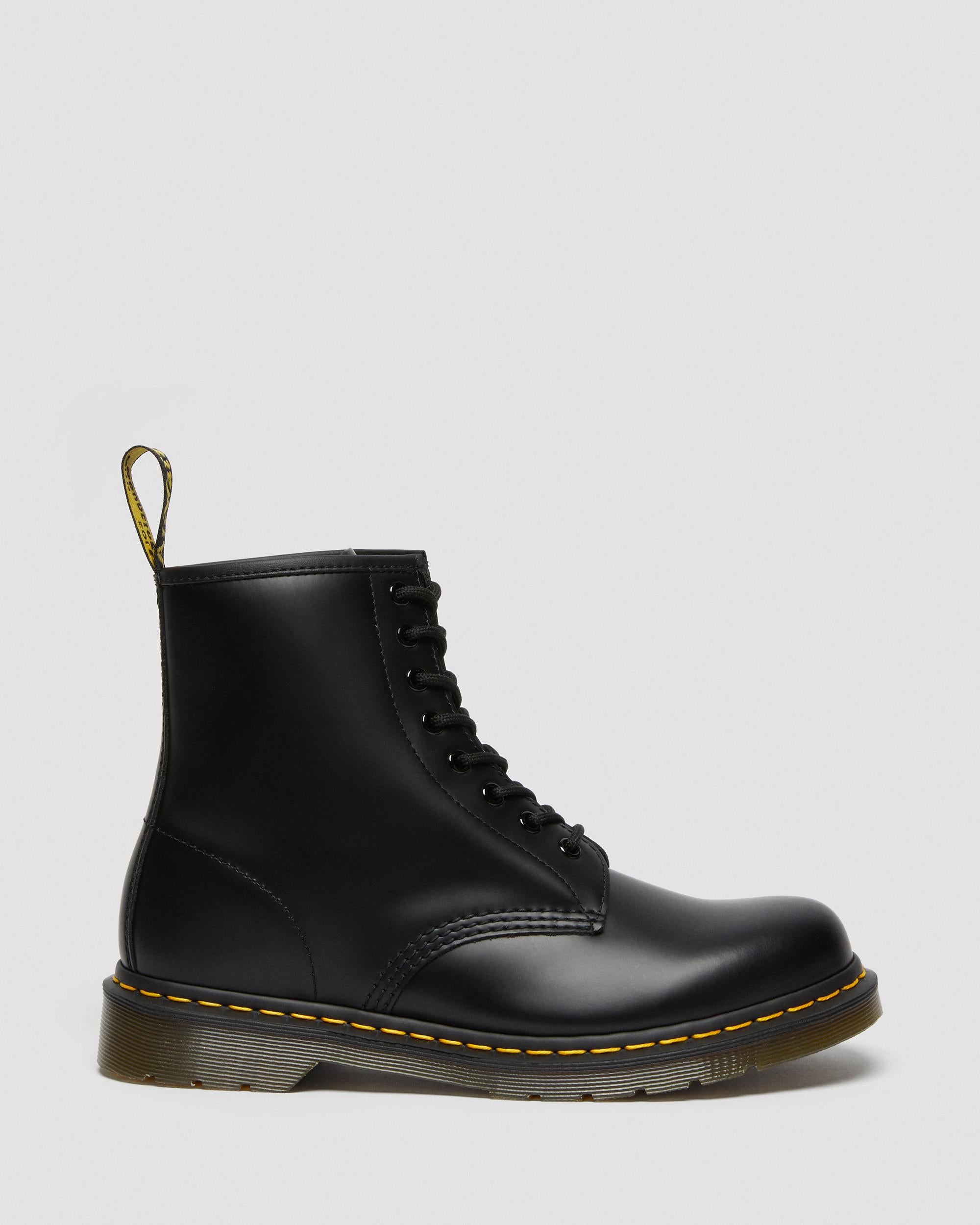 Dr. Martens 1460 Smooth Leather Lace Up Boots 'Black Smooth Leather'