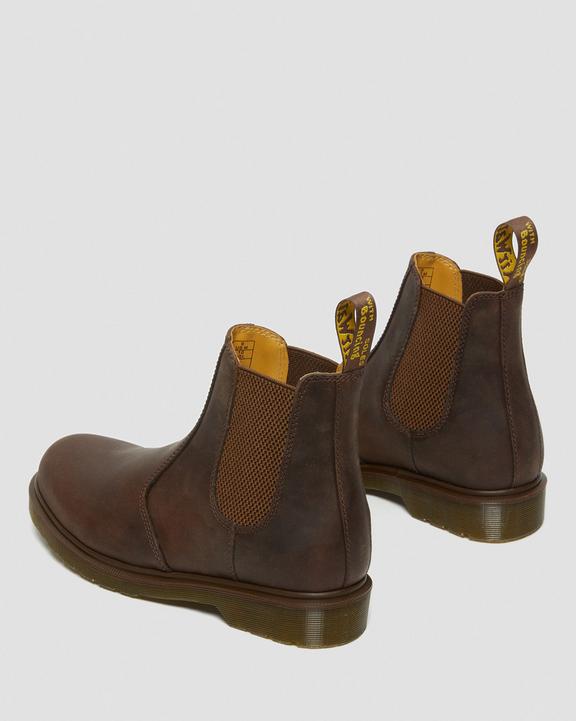 Dr. Martens 2976 Crazy Horse Leather Chelsea Boots Brown - Mens