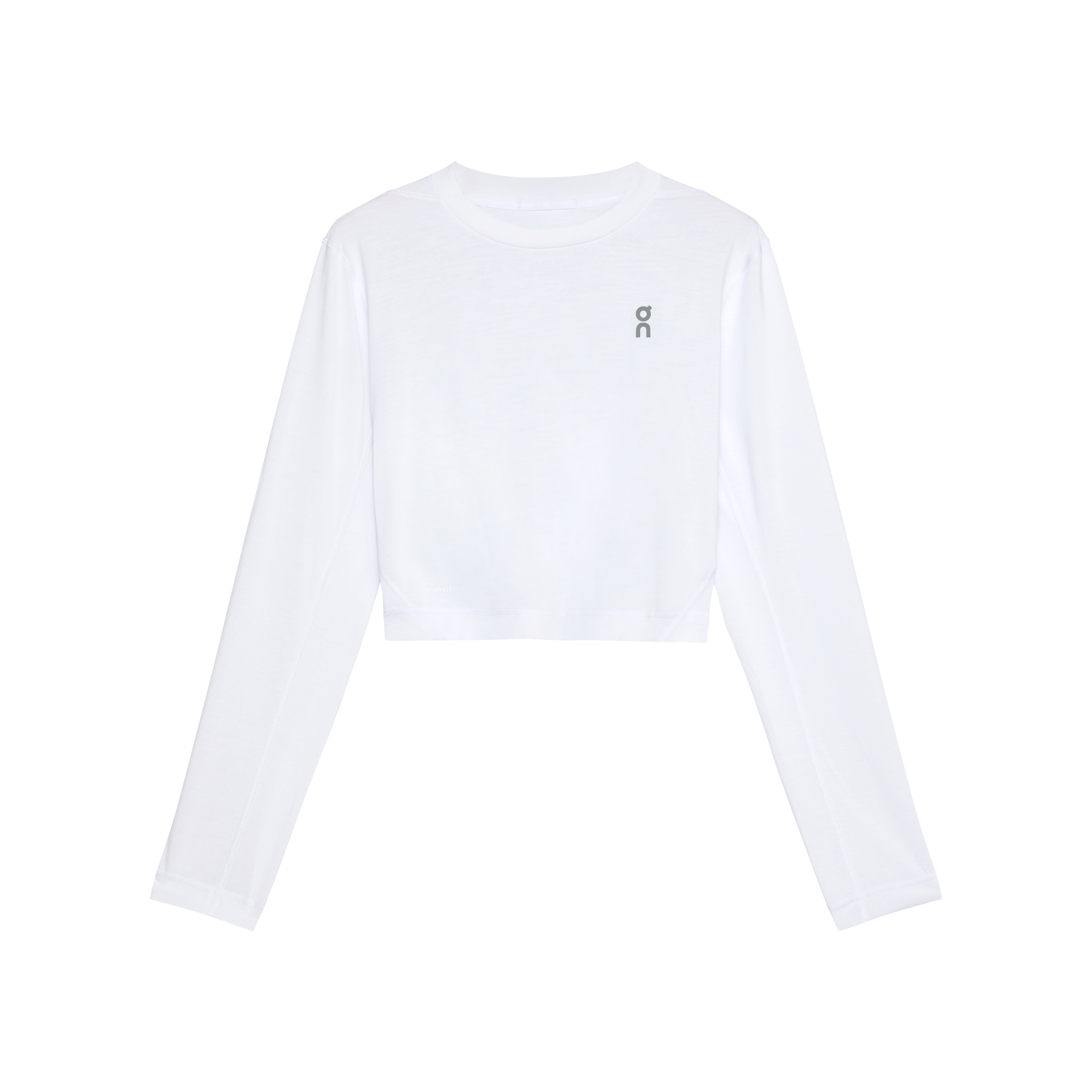 Train Long-T Crop Graphic 1 W White