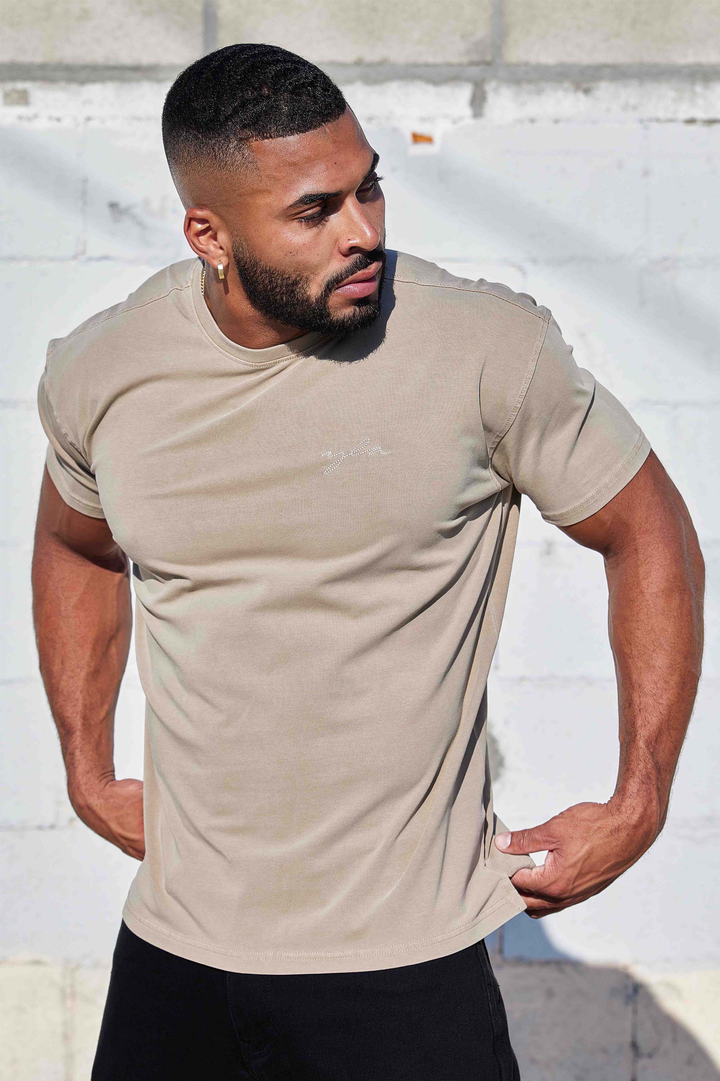 YoungLA 466 Tailored Tees 'Beige'