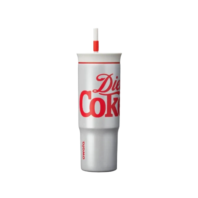 Owala x Diet Coke 24oz Special Edition Stainless Steel Straw Tumbler Classic Diet Coke